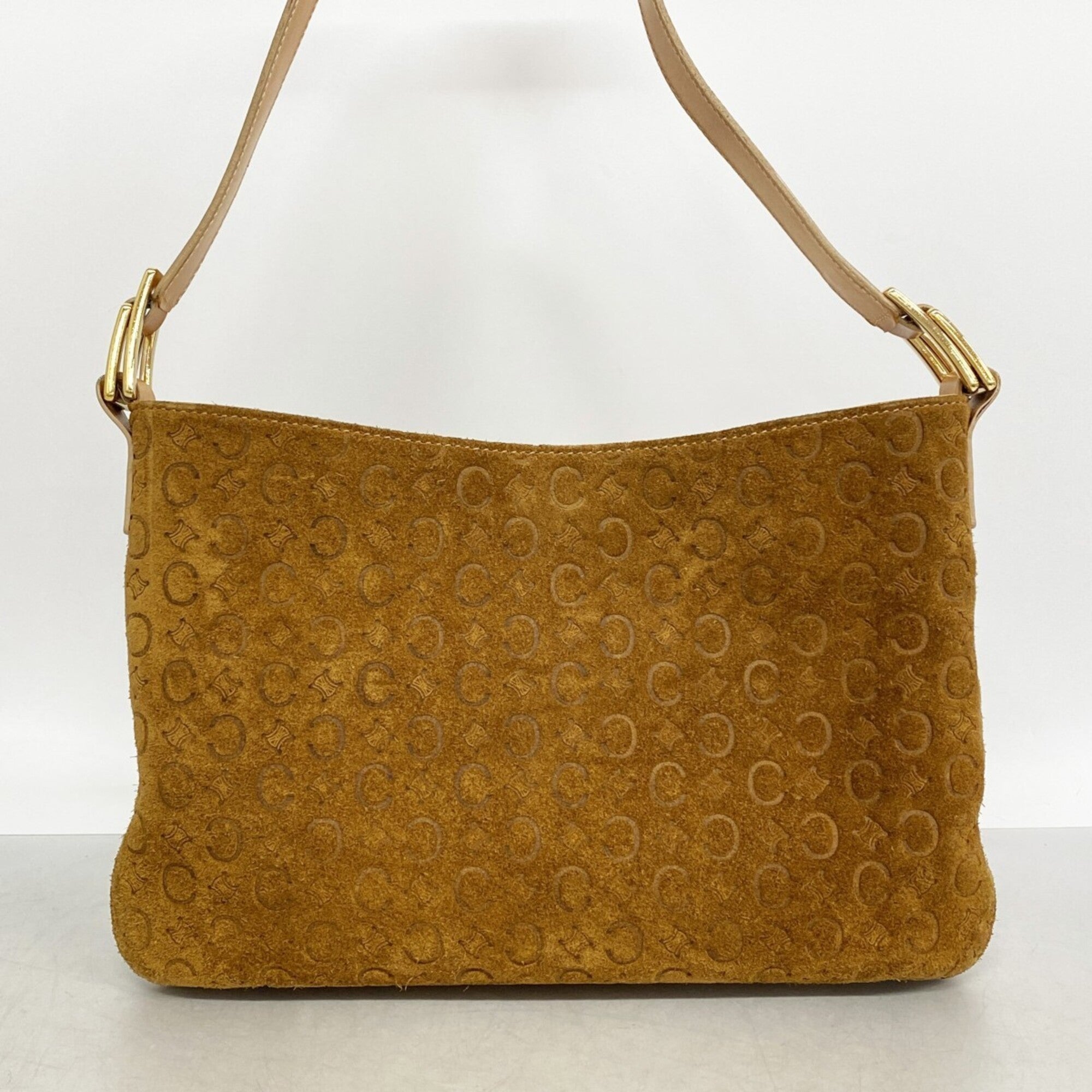 Celine Brown Suede Shoulder Bag (Pre-Owned)