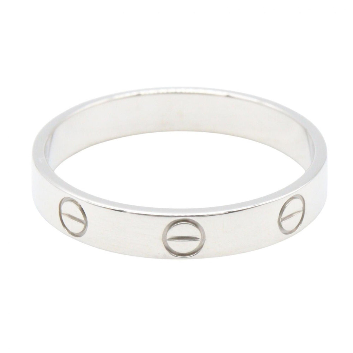 Cartier Silver White Gold (18K) Band Ring (Pre-Owned)