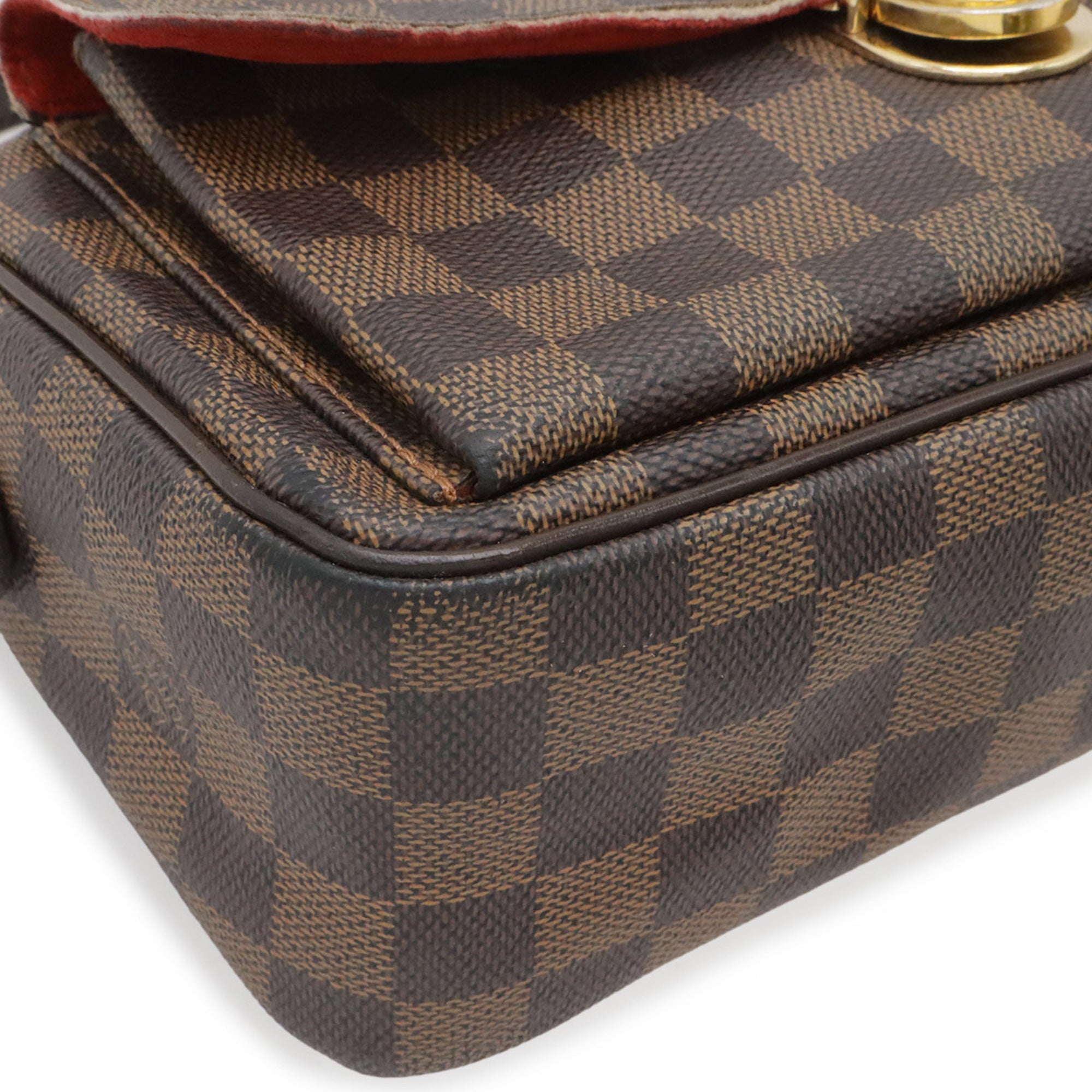 Louis Vuitton Brown Pvc Coated Canvas Shoulder Bag (Pre-Owned)