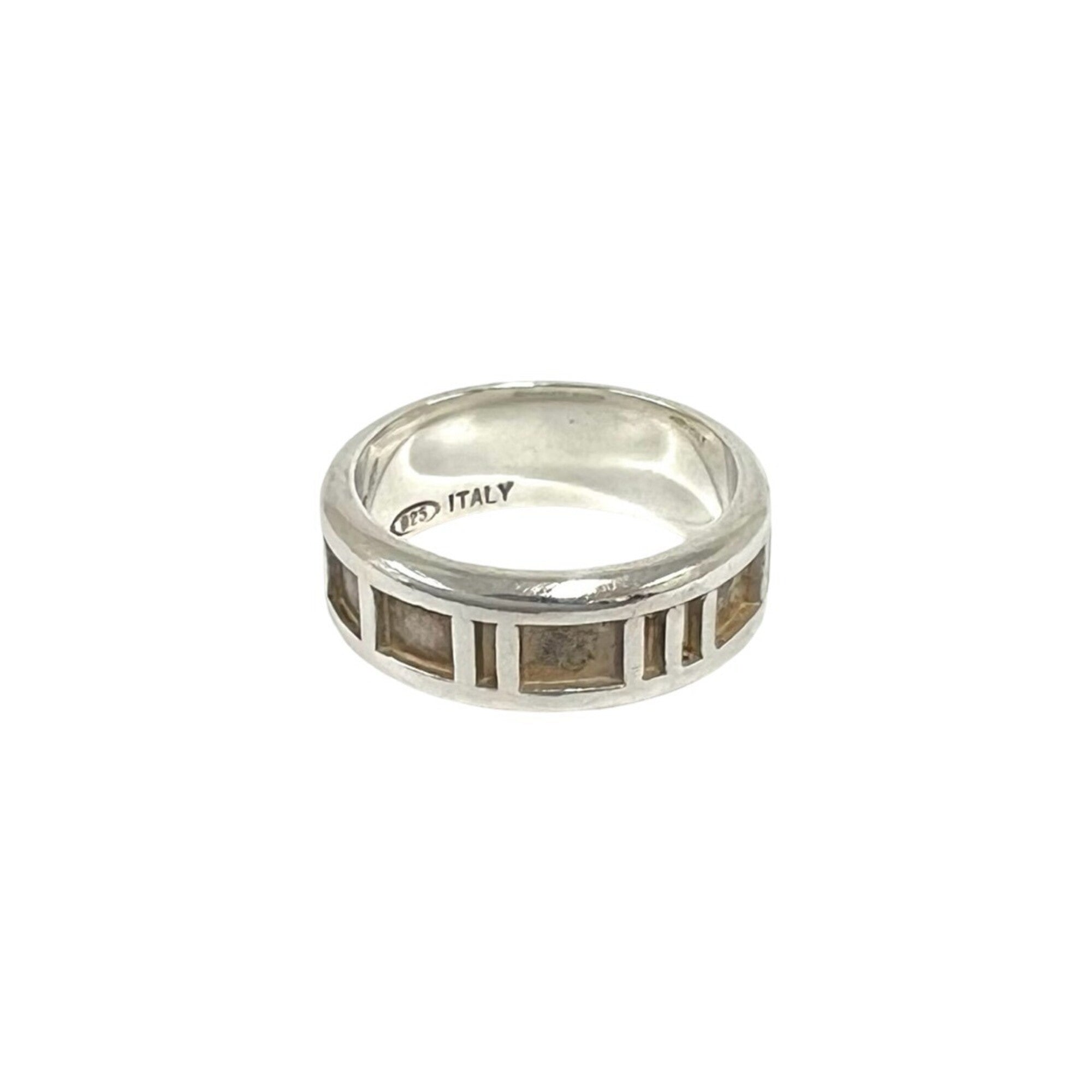 Tiffany Silver Silver 925 Band Ring (Pre-Owned)