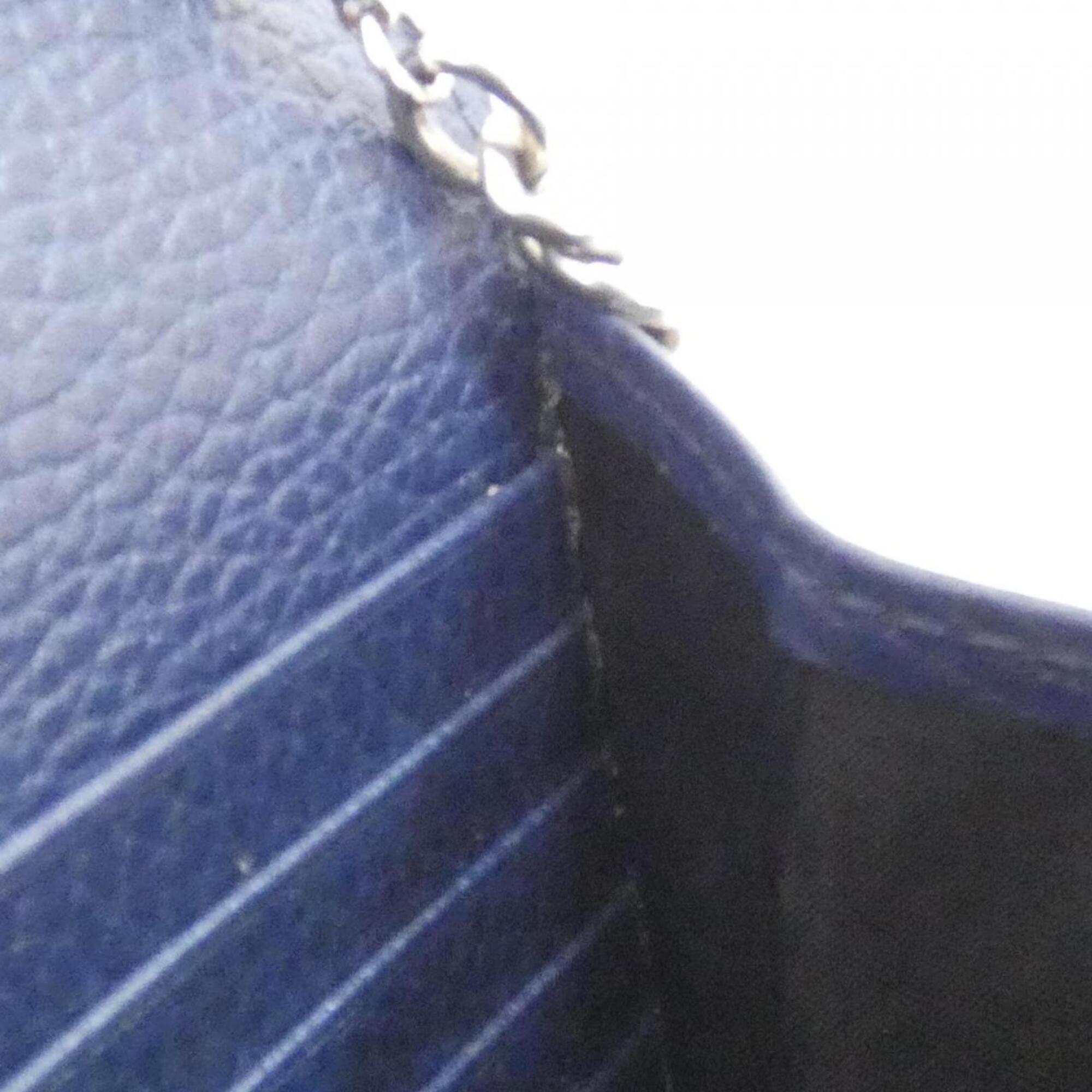 Gucci Blue Leather Chain/Shoulder Wallet (Pre-Owned)