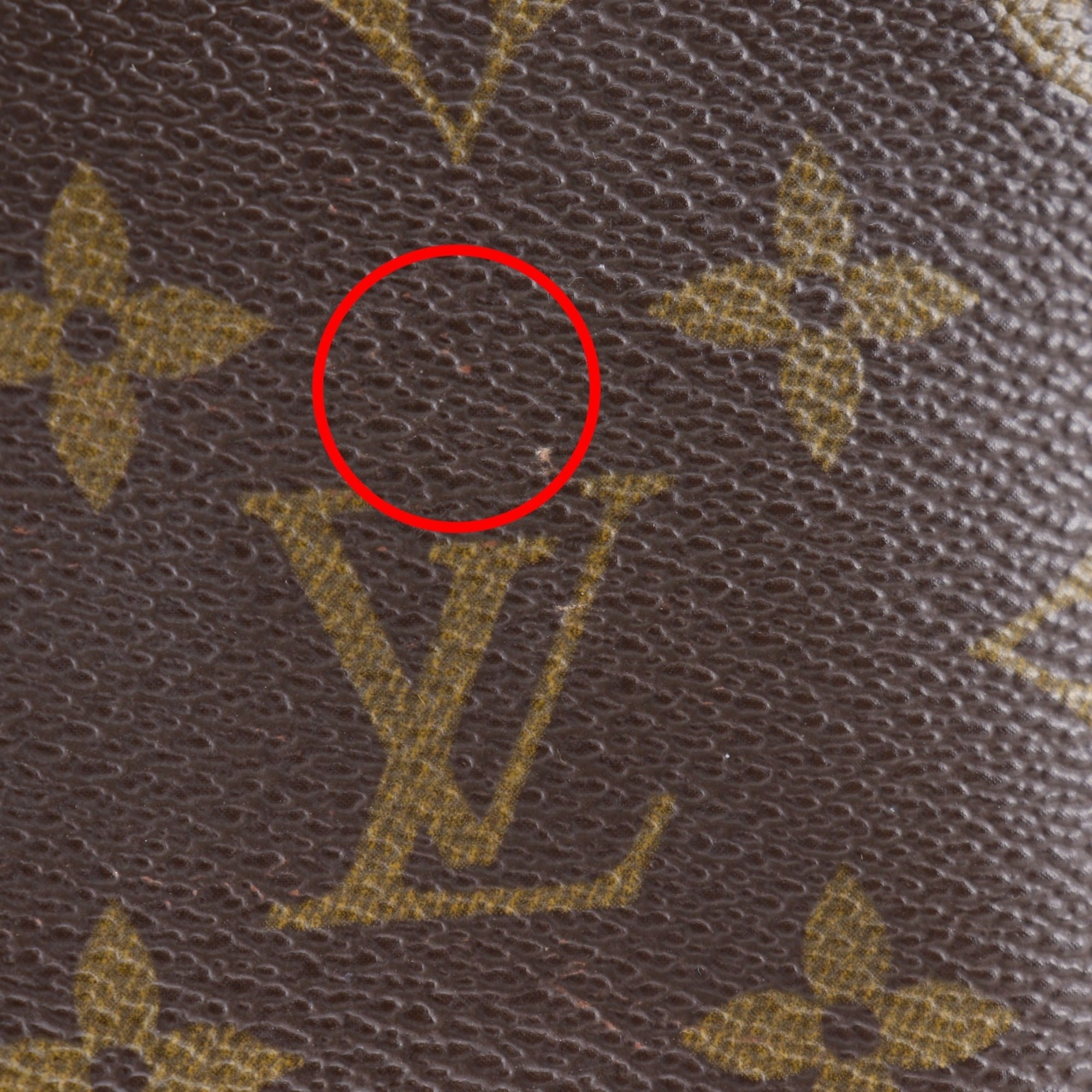 Louis Vuitton Brown Monogram Leather Pouch (Pre-Owned)
