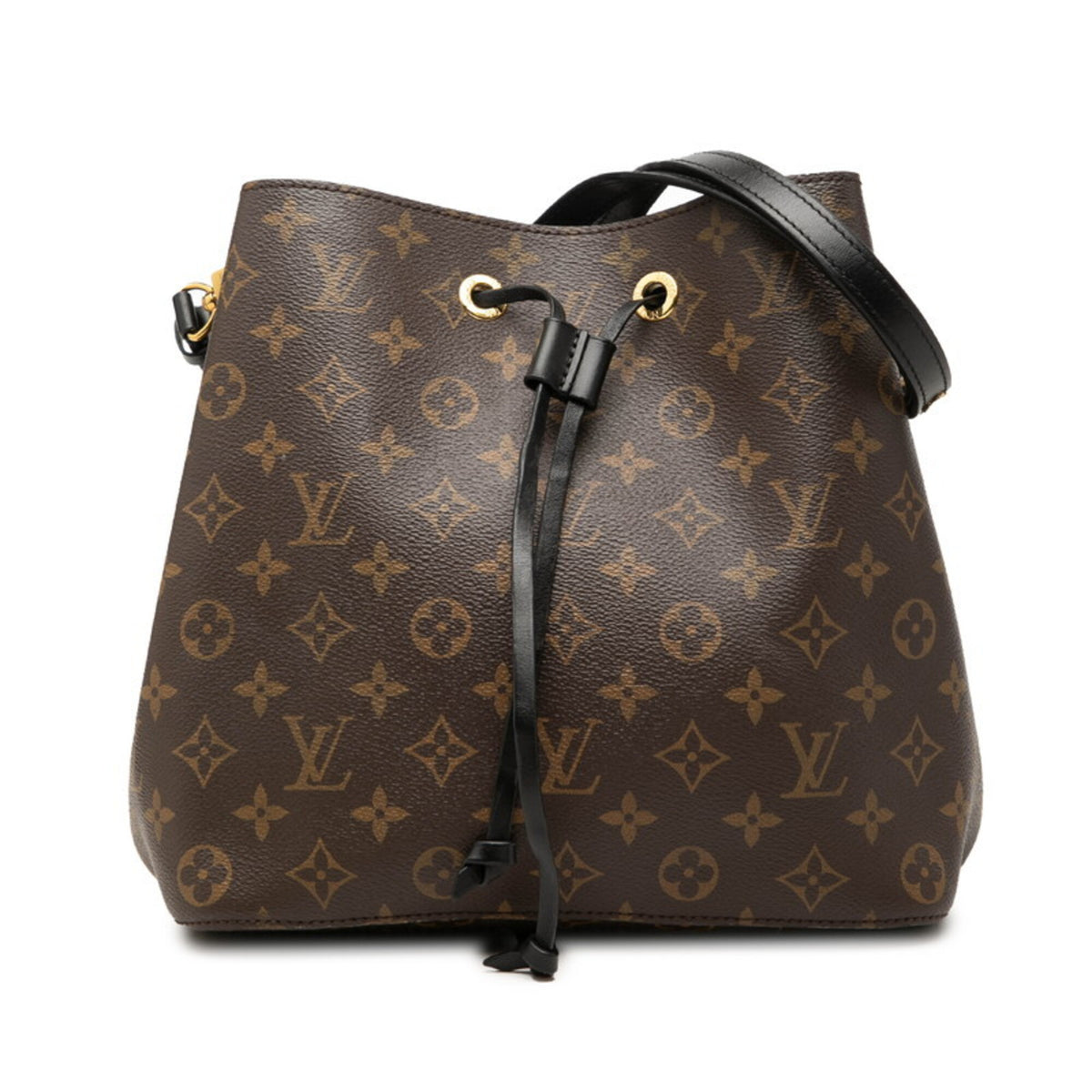 Louis Vuitton Black Brown Monogram Noir Pvc Shoulder Bag Tote Bag (Pre-Owned)
