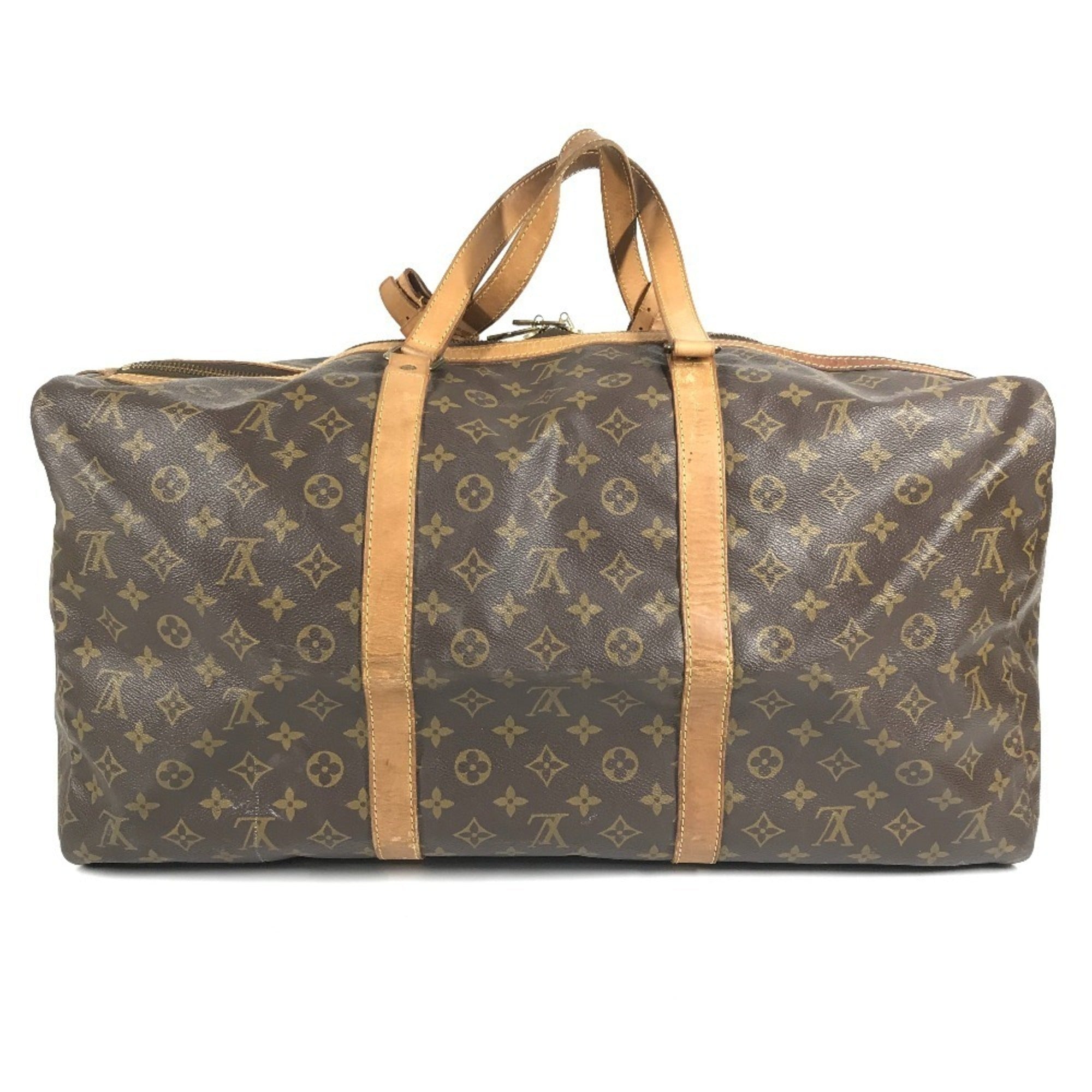 Louis Vuitton Brown Monogram Monogram Boston Bag Handbag (Pre-Owned)