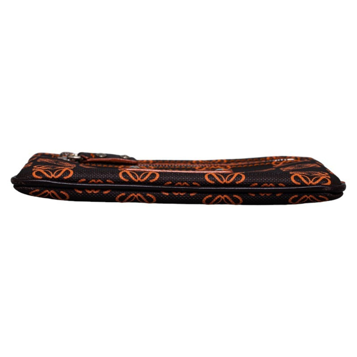 Loewe Black Orange Pvc Leather Pouch (Pre-Owned)