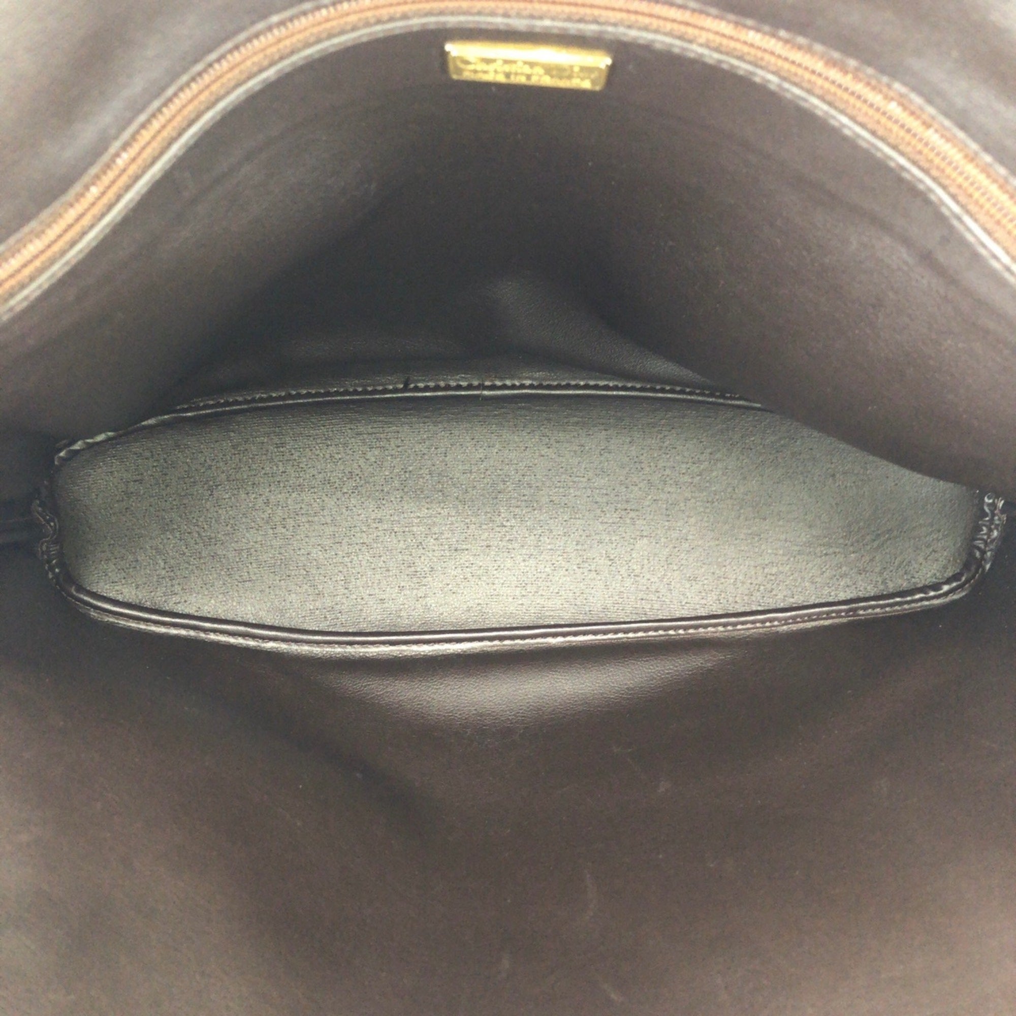 Christian Dior Brown Leather Shoulder Bag (Pre-Owned)