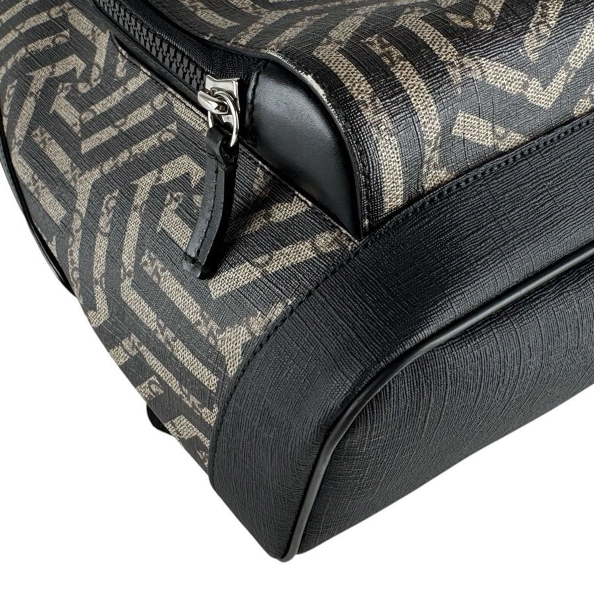 Gucci Black Brown Gg Supreme Backpack (Pre-Owned)