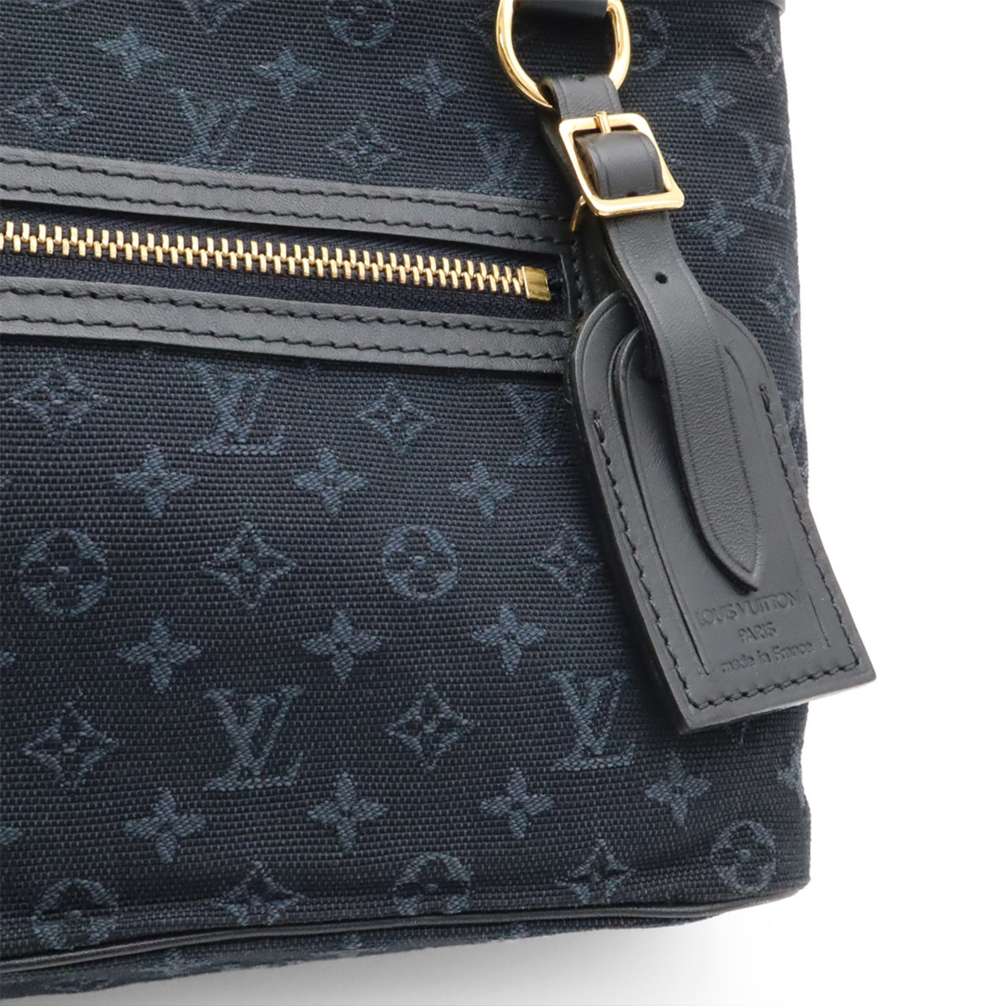 Louis Vuitton Tst Blue Canvas Leather Handbag (Pre-Owned)