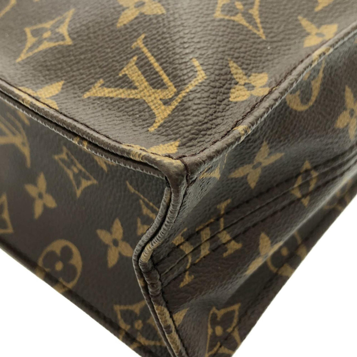 Louis Vuitton Marron Coated Canvas Handbag (Pre-Owned)