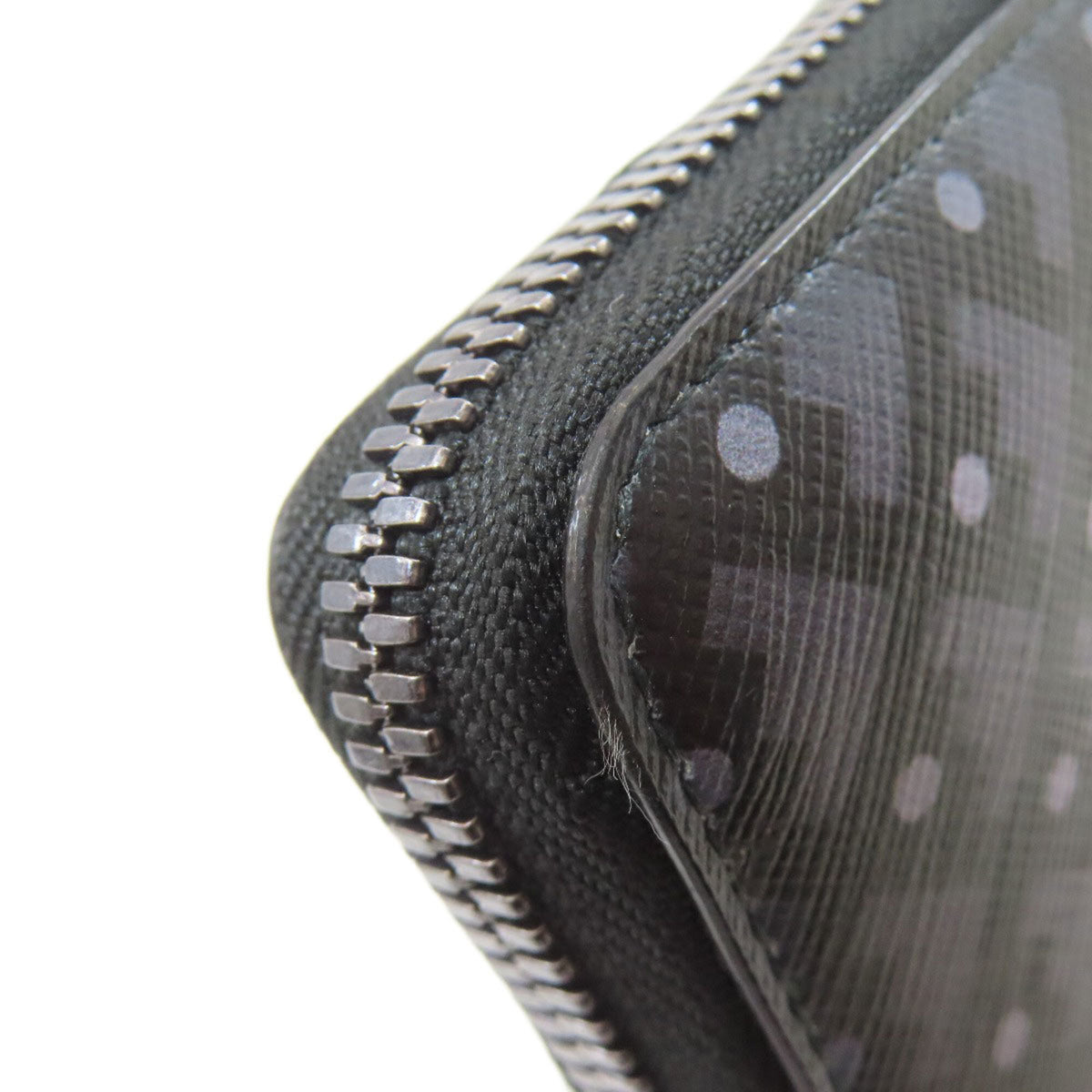Bally Gray Pvc Long Wallet (Bi-Fold) (Pre-Owned)