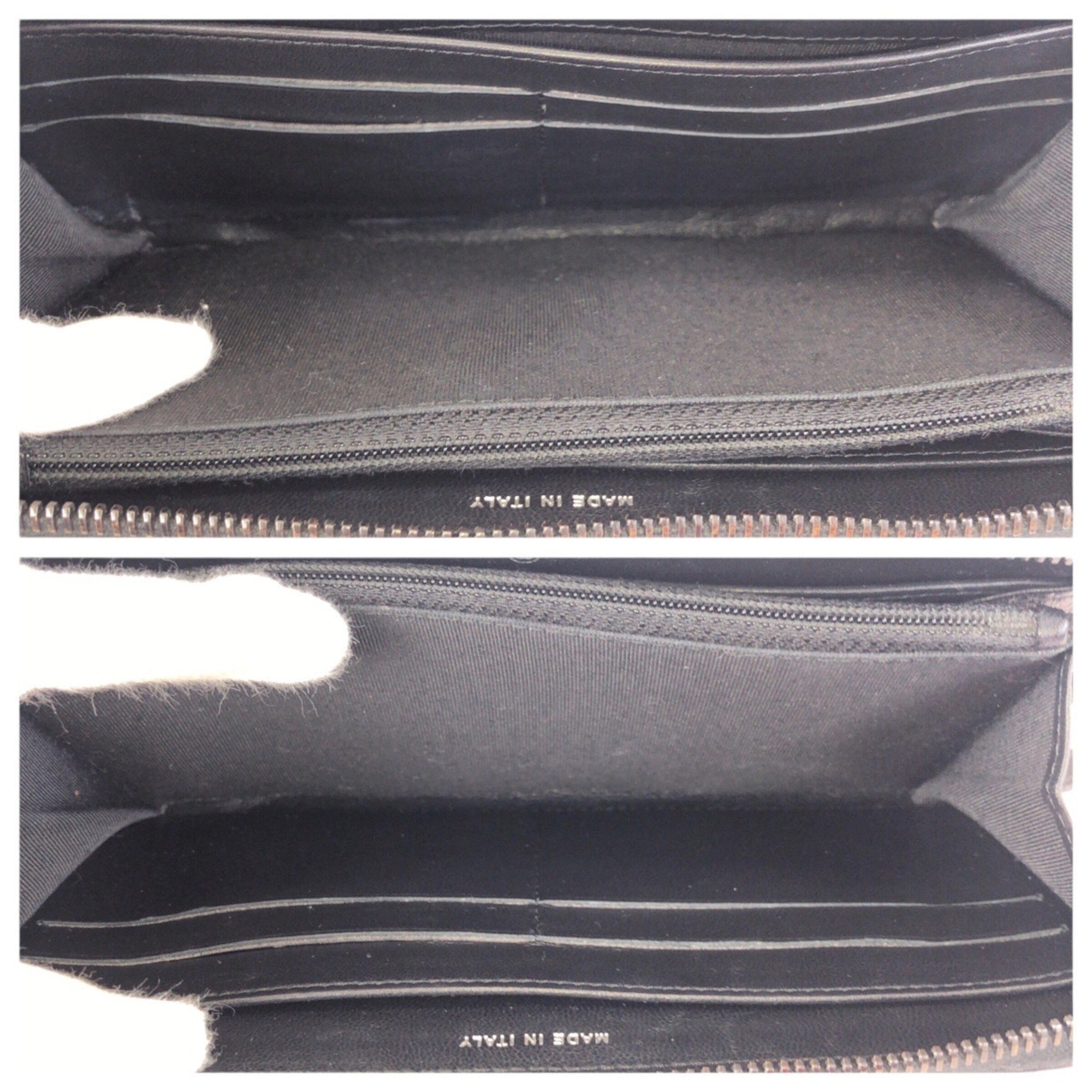 Chanel Black Leather Long Wallet (Bi-Fold) (Pre-Owned)