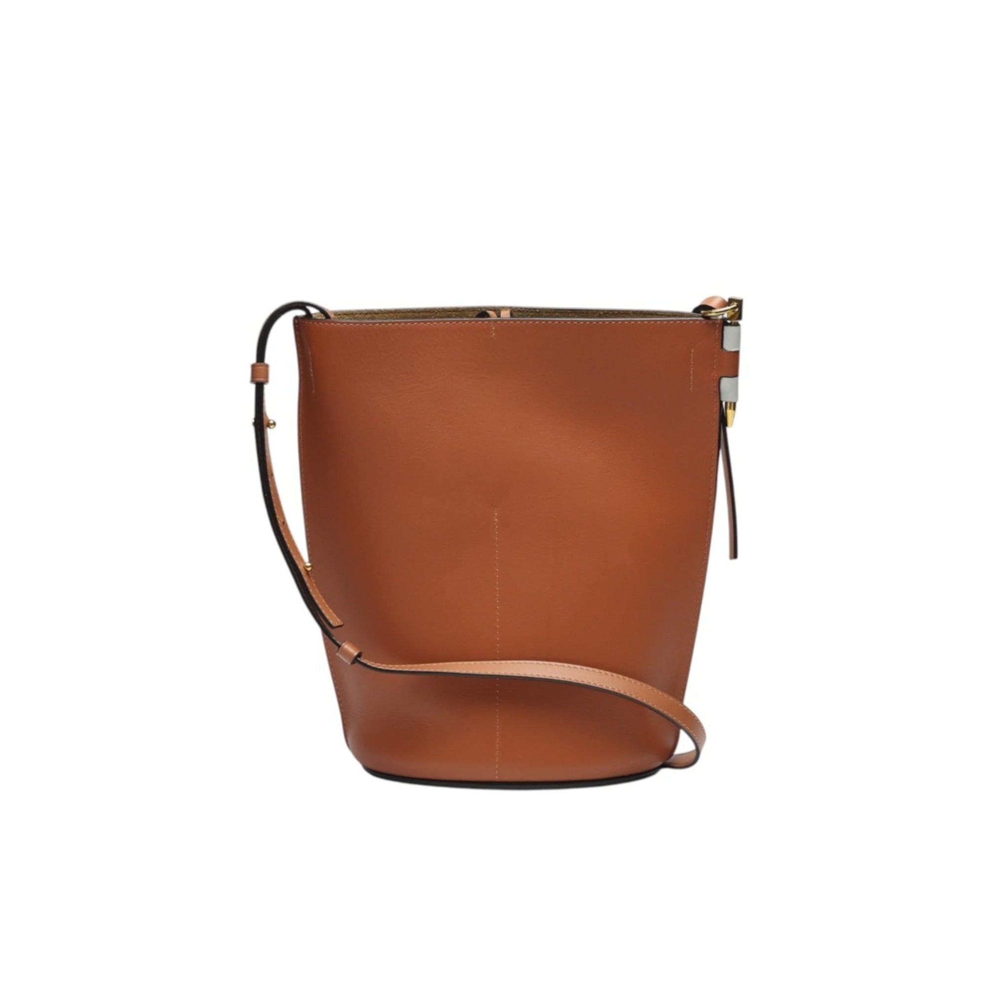 Loewe Gray Leather Shoulder Bag (Pre-Owned)