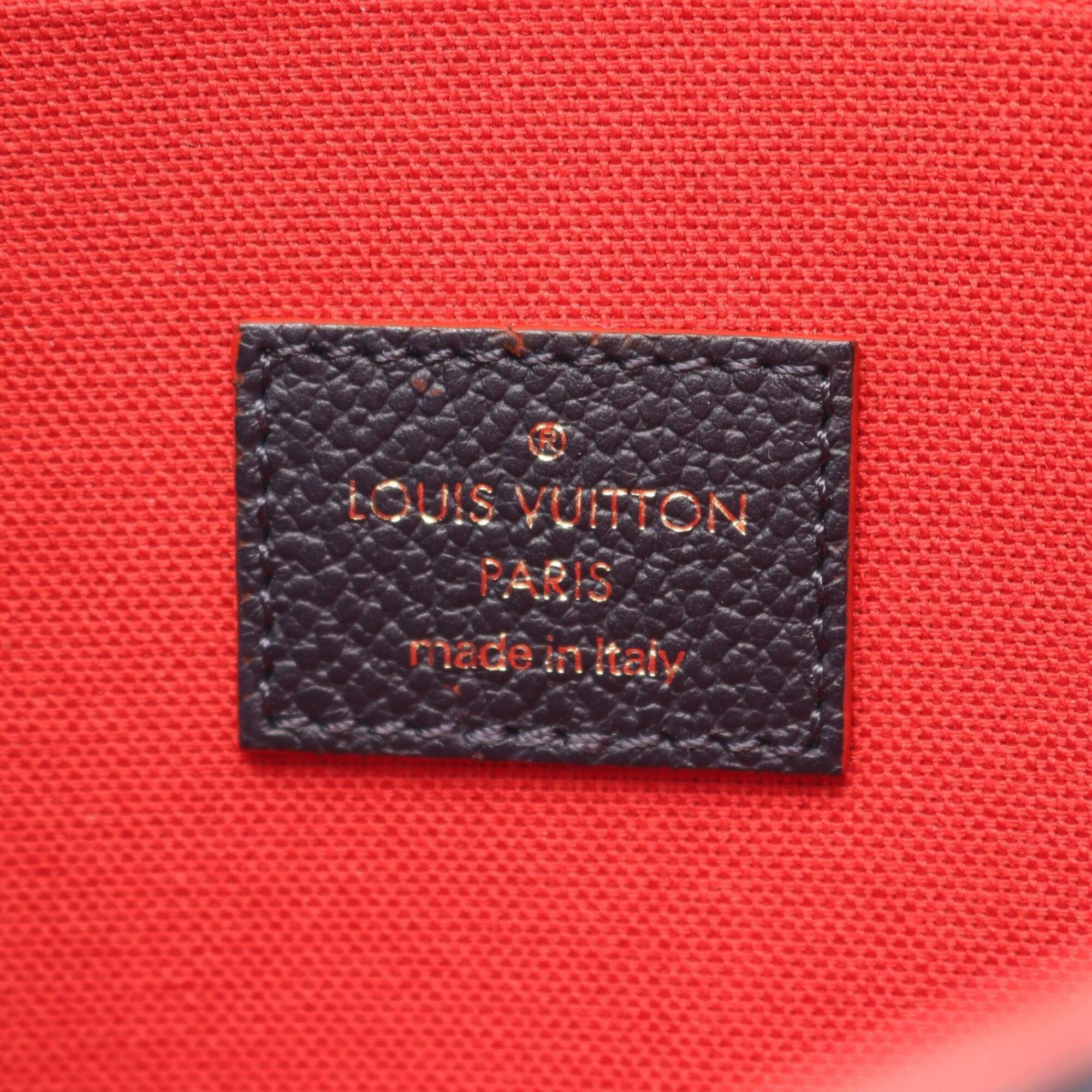 Louis Vuitton Marine Rouge Navy Red Color Monogram Empreinte Pochette Shoulder Bag (Pre-Owned)