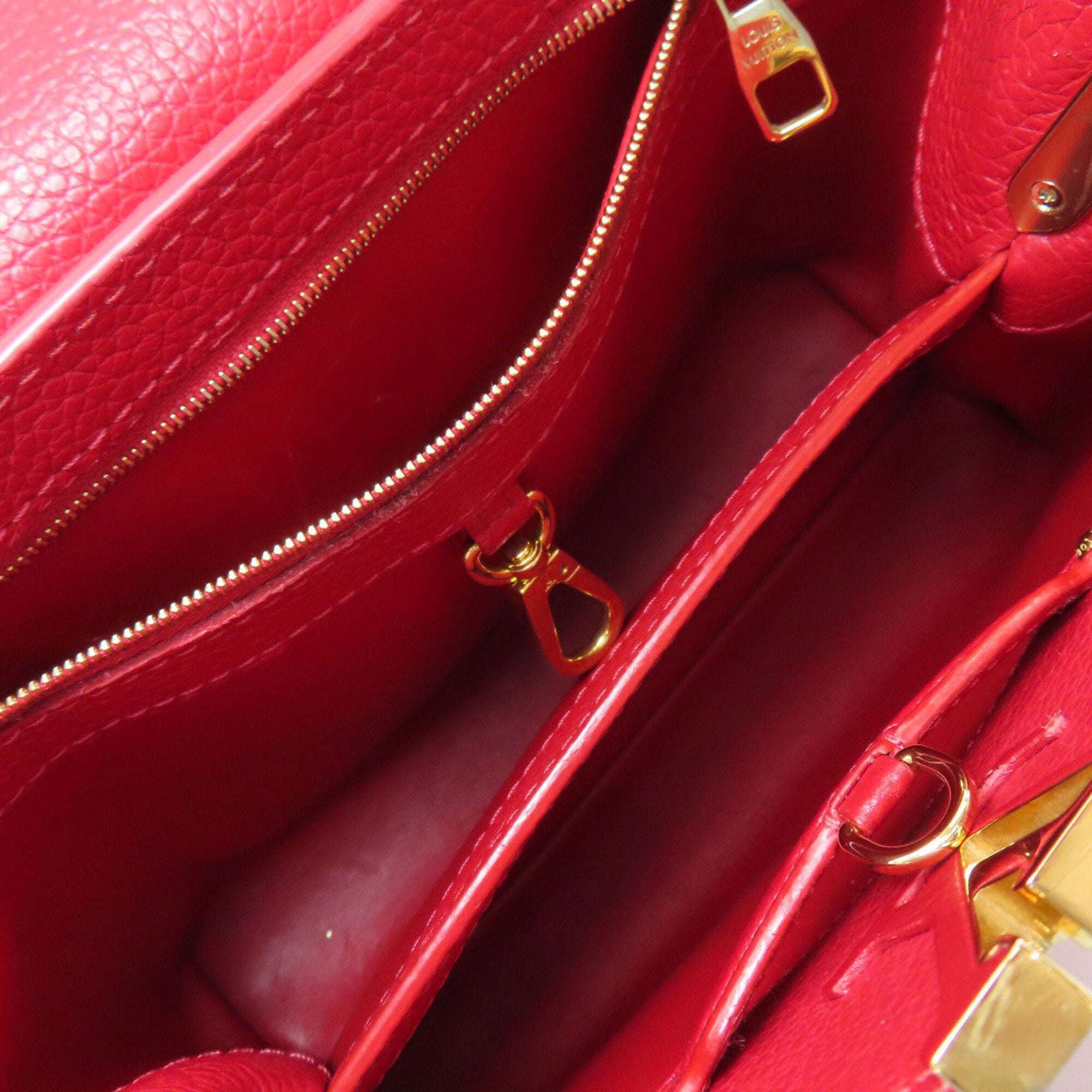 Louis Vuitton Sacrlet Leather Handbag (Pre-Owned)