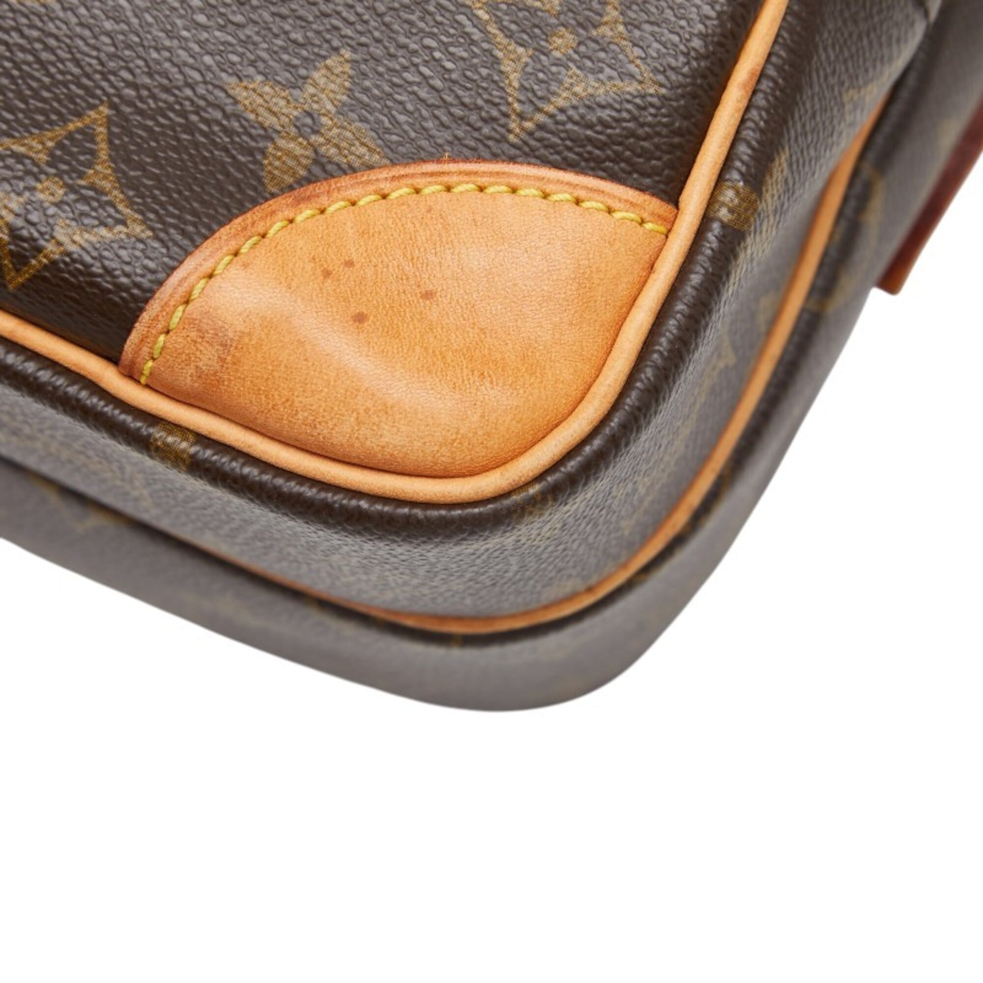 Louis Vuitton Brown Pvc Leather Shoulder Bag (Pre-Owned)