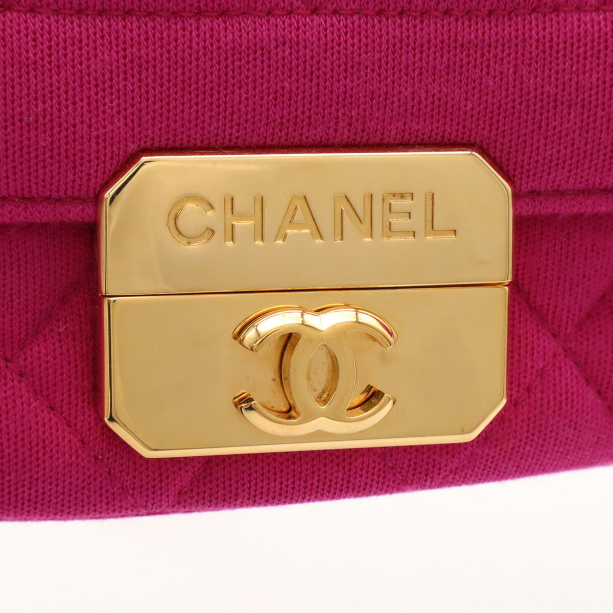 Chanel Cotton Pochette Shoulder Bag (Pre-Owned)