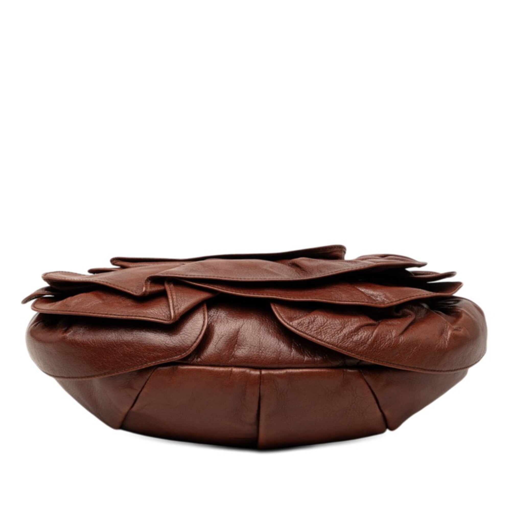 Saint Laurent Brown Leather Shoulder Bag (Pre-Owned)