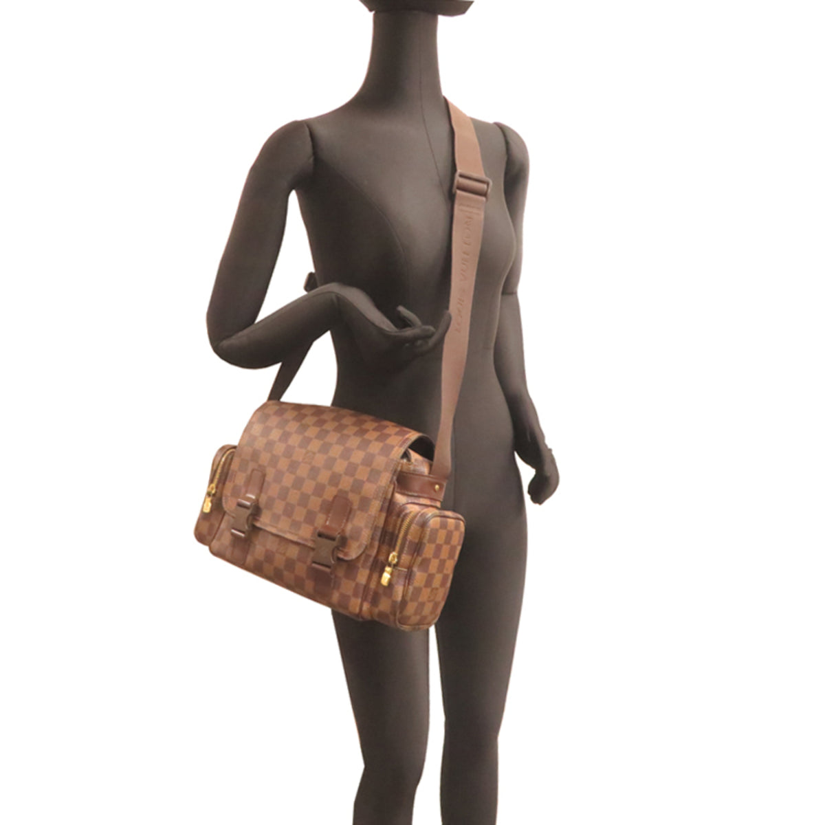 Louis Vuitton Brown Damier Canvas Shoulder Bag (Pre-Owned)