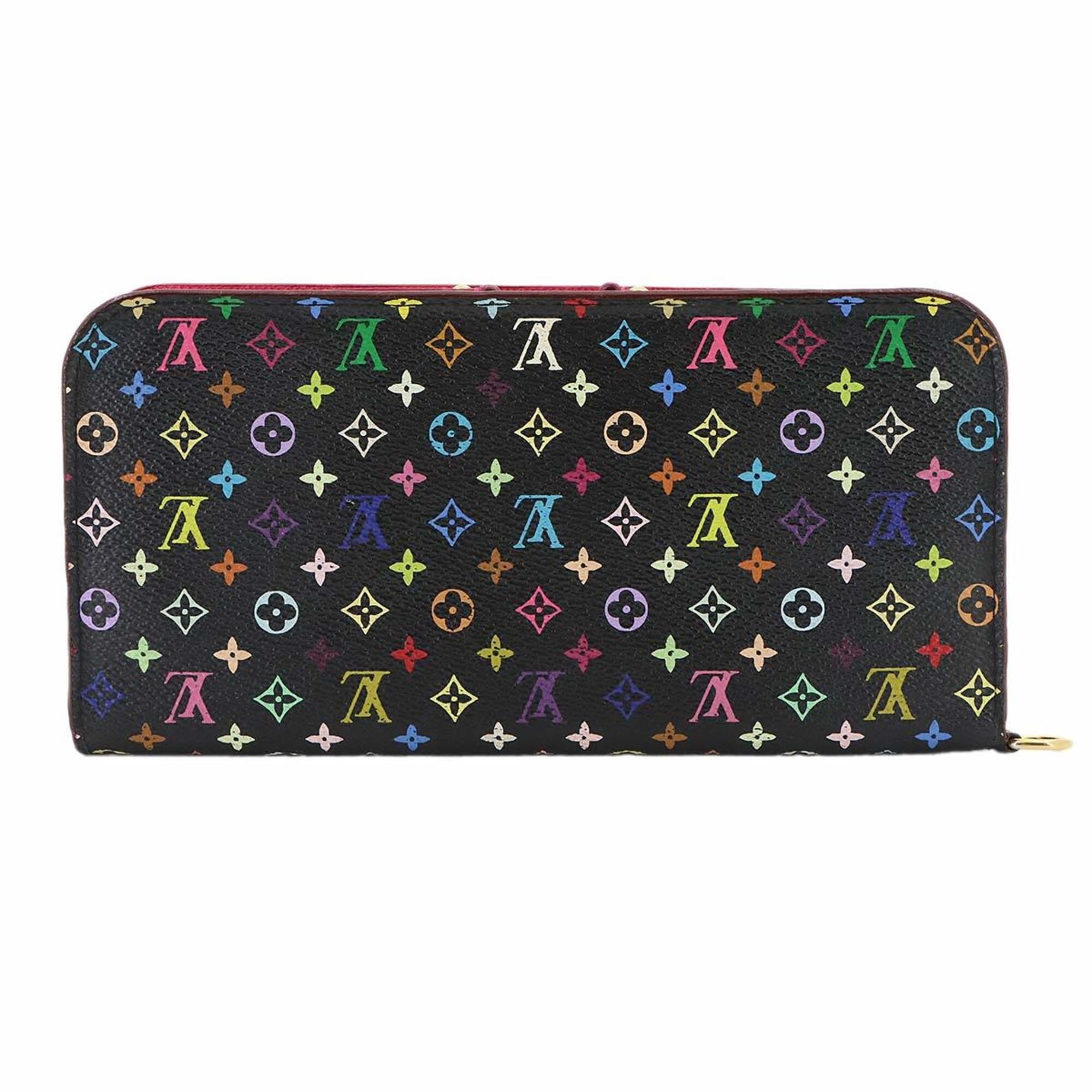 Louis Vuitton Multi-Color Noir Monogram Multicolore Long Wallet (Bi-Fold) (Pre-Owned)