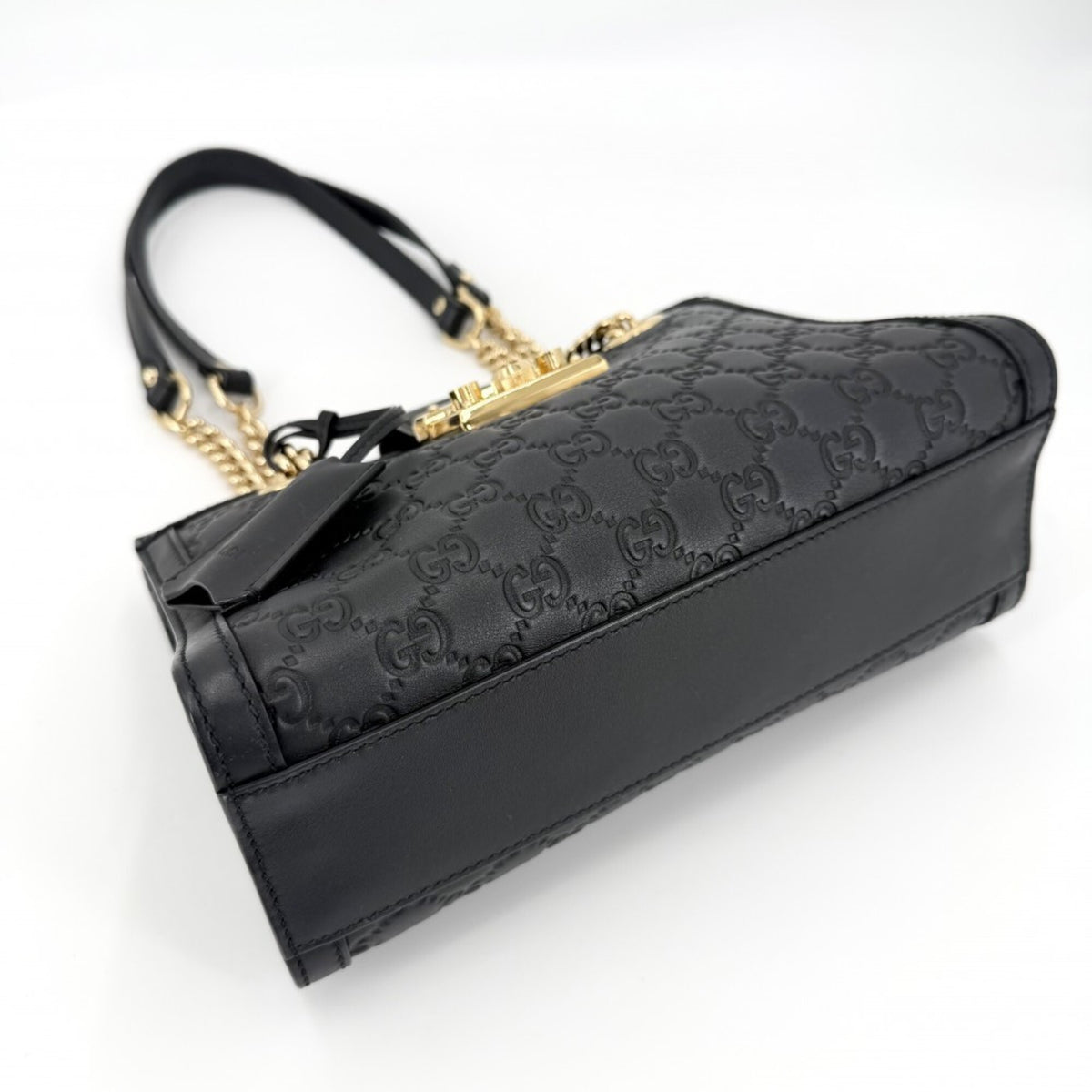 Gucci Black Leather Shoulder Bag (Pre-Owned)