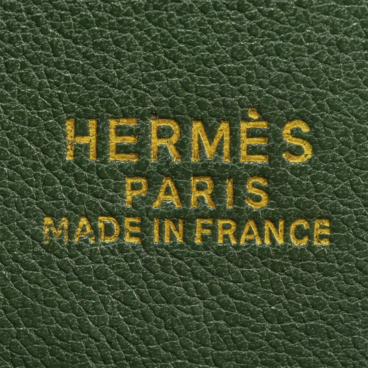 Hermes Bolide Green Ardennes Leather Handbag (Pre-Owned)