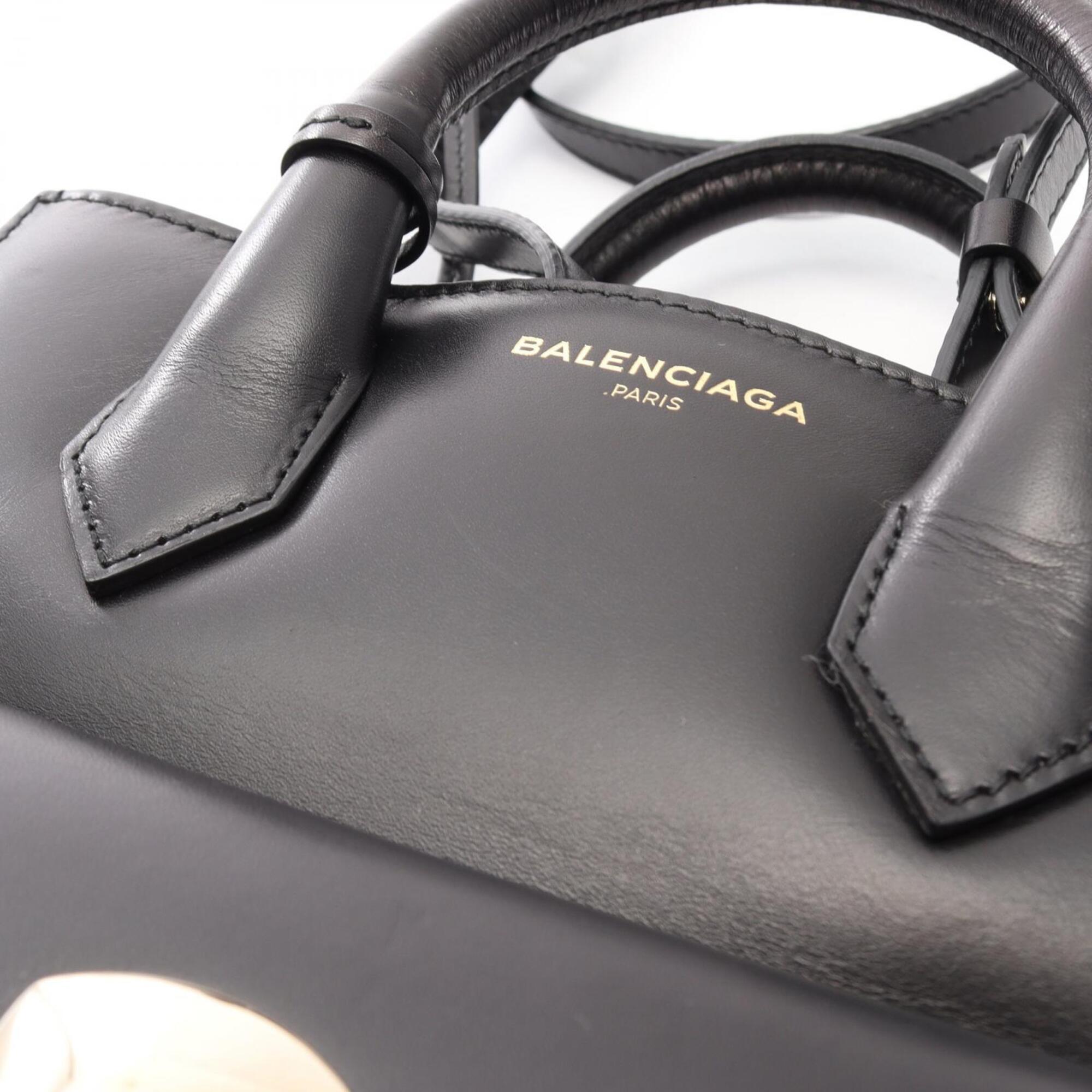 Balenciaga Black Leather Handbag (Pre-Owned)