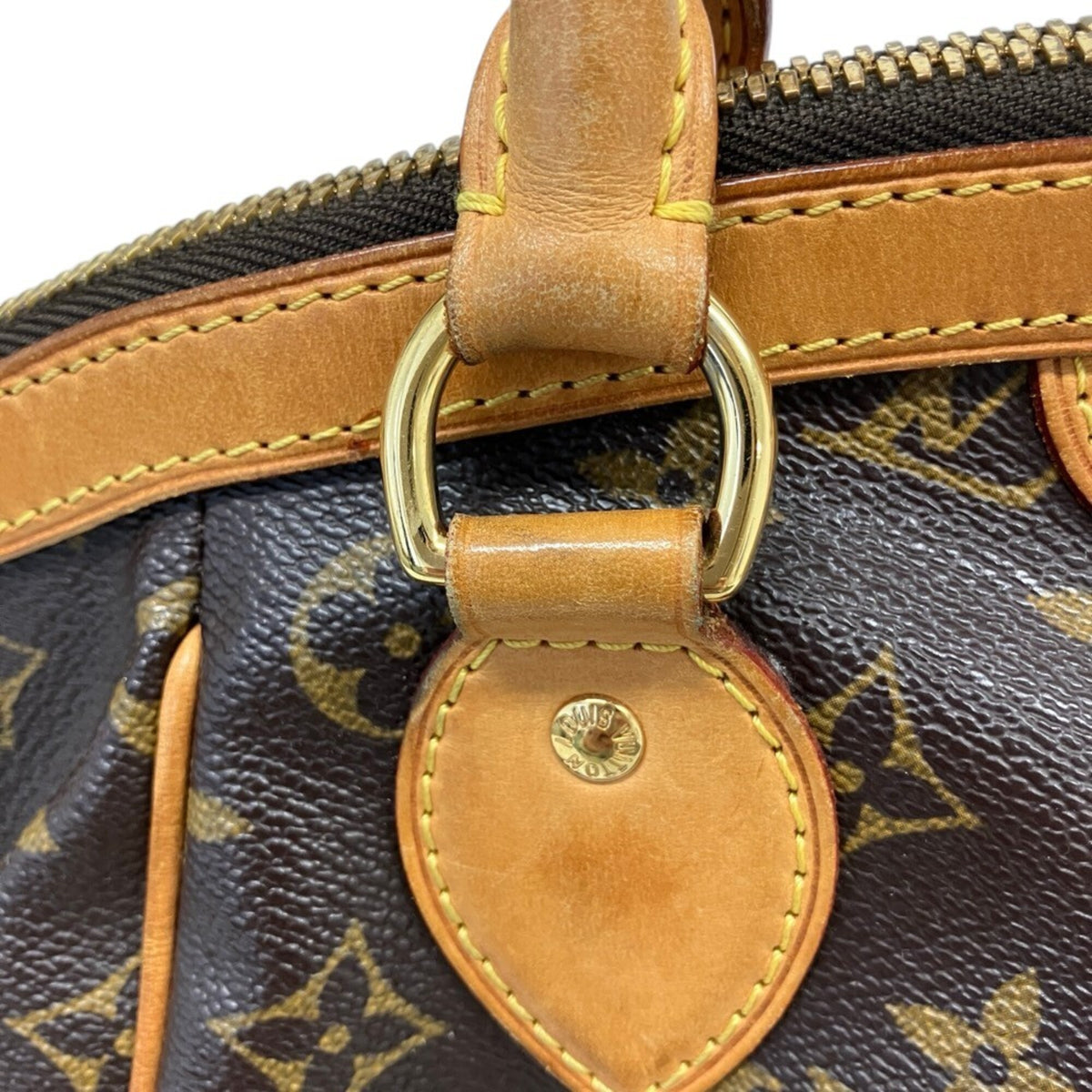 Louis Vuitton Brown Monogram Canvas Handbag (Pre-Owned)