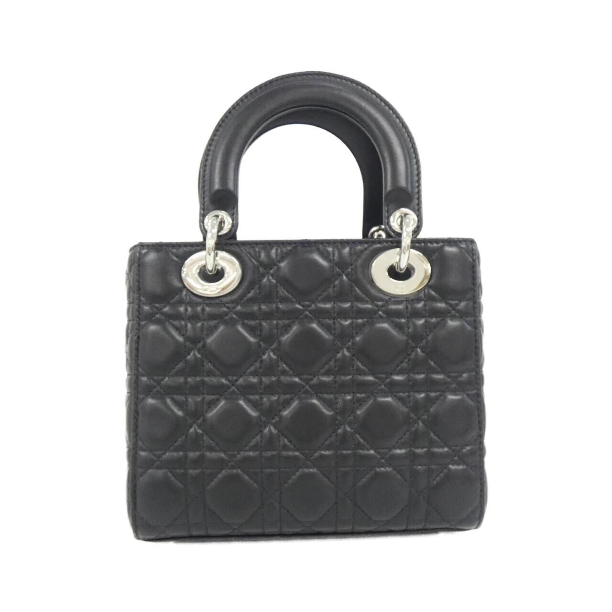 Christian Dior Black Leather Handbag (Pre-Owned)