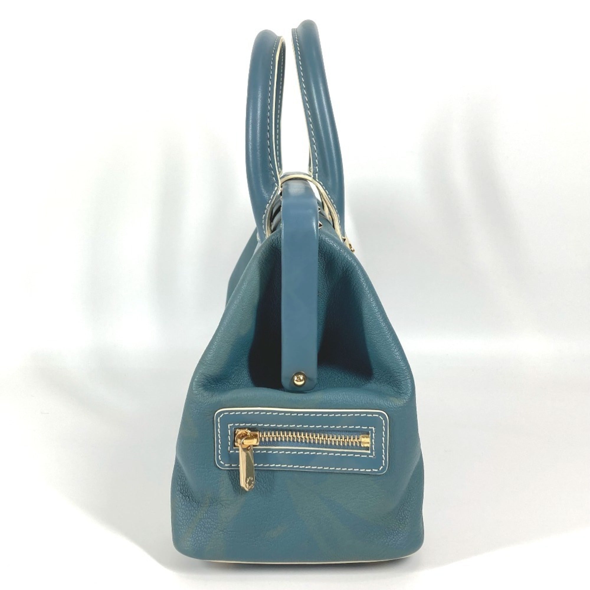 Louis Vuitton Blue Suhali Leather Leather Handbag Tote Bag (Pre-Owned)