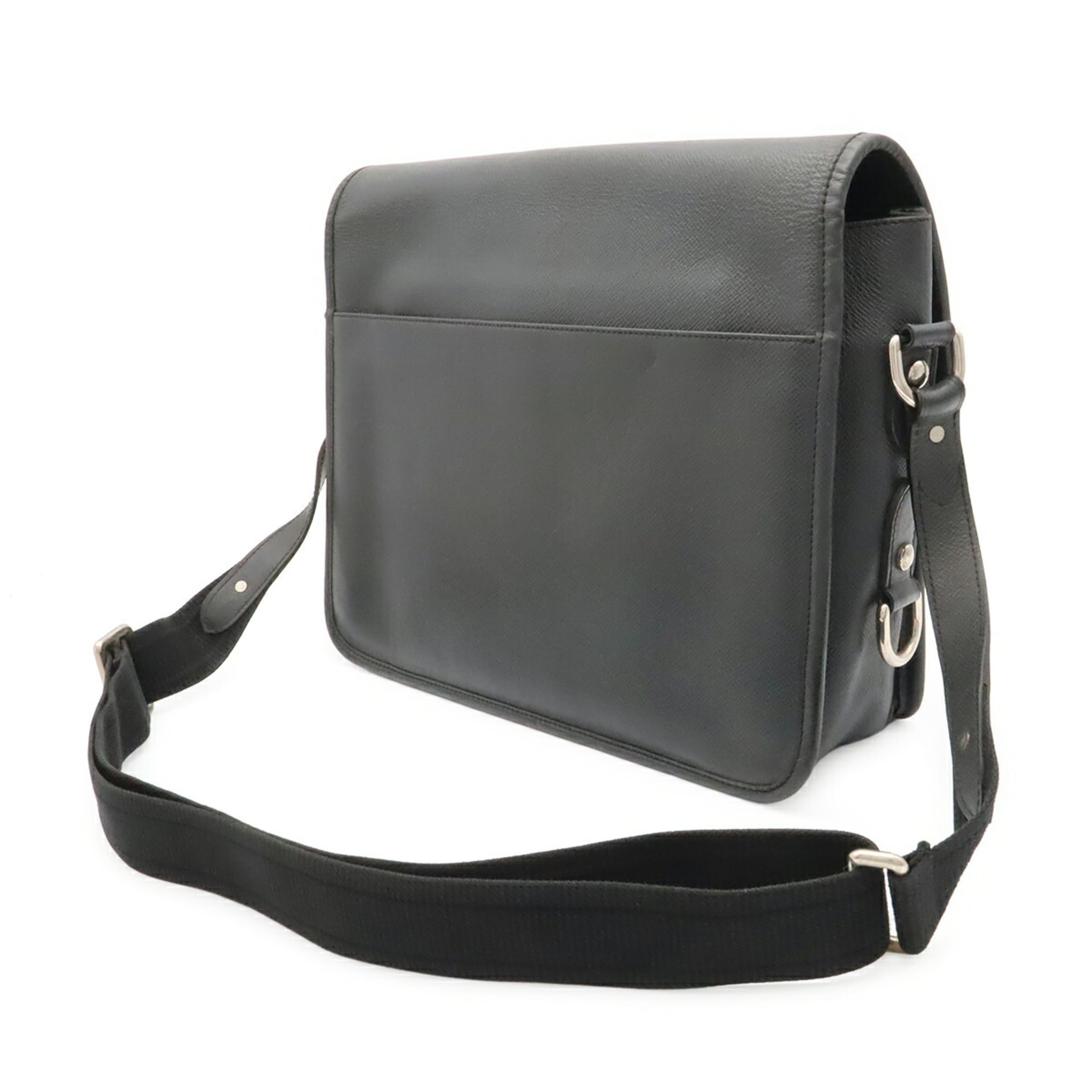 Louis Vuitton Ardoise Leather Handbag Shoulder Bag (Pre-Owned)