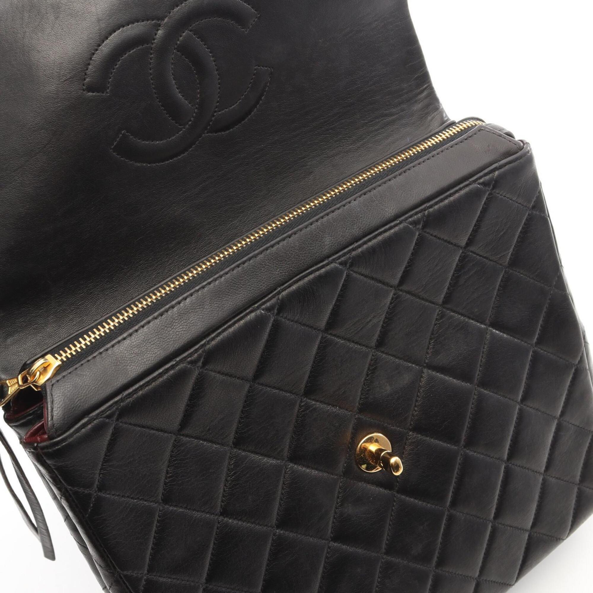 Chanel Black Leather Backpack (Pre-Owned)