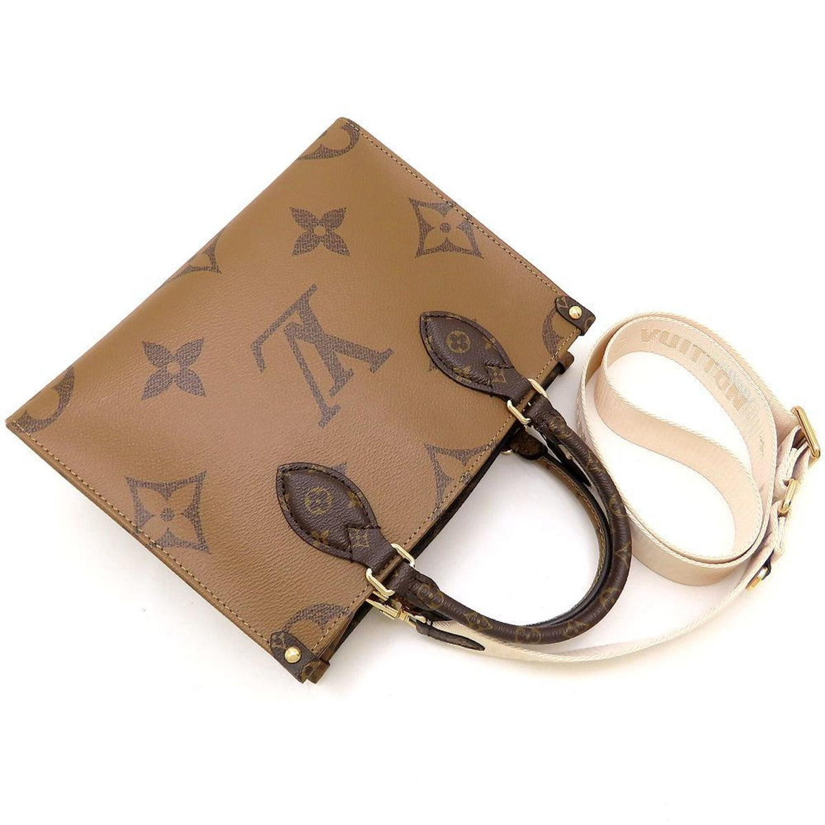 Louis Vuitton Brown Monogram Monogram Reverse Handbag (Pre-Owned)