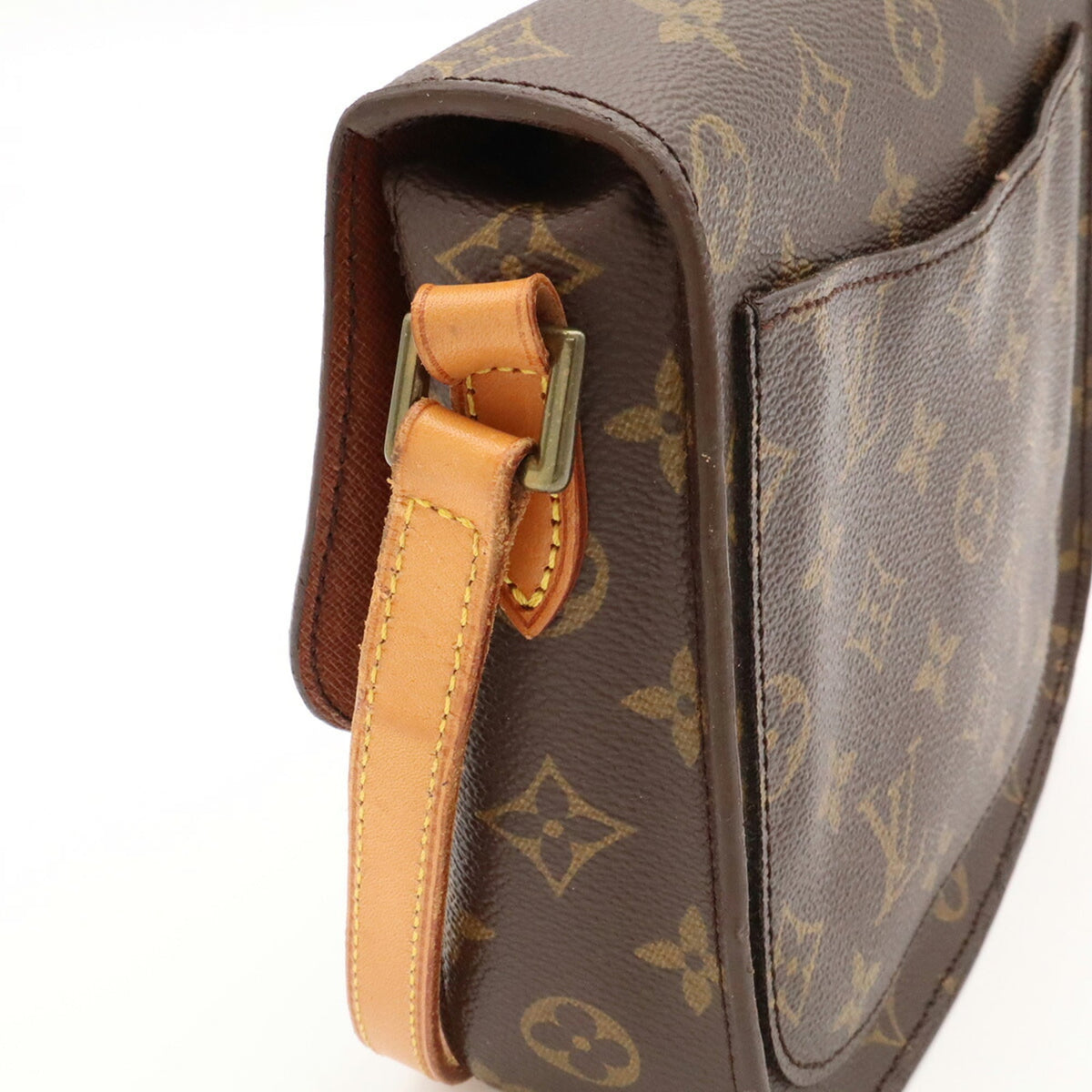 Louis Vuitton Brown Galle Monogram Monogram Pochette Shoulder Bag (Pre-Owned)