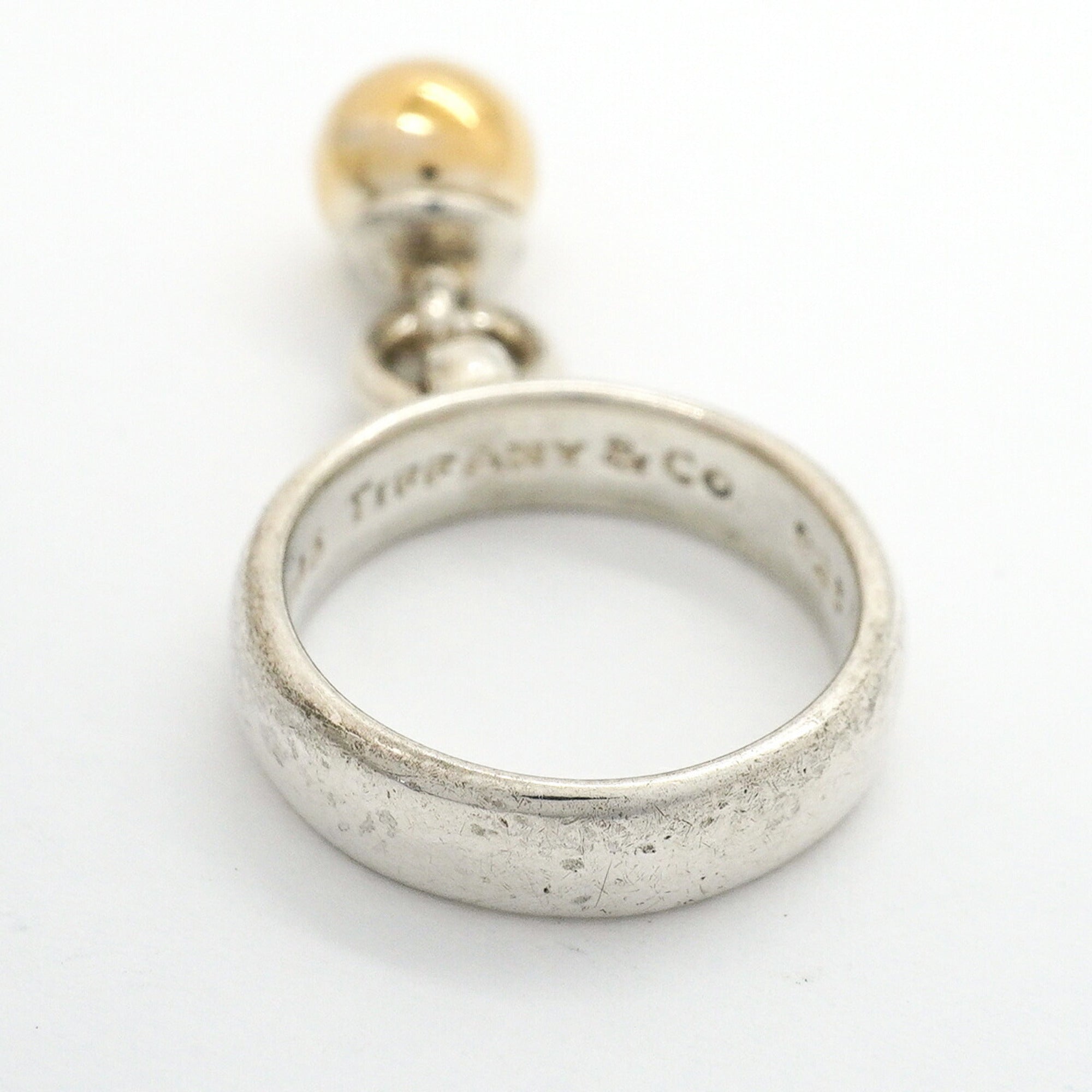 Tiffany Yellow Gold (18K) Silver 925 Band Ring (Pre-Owned)
