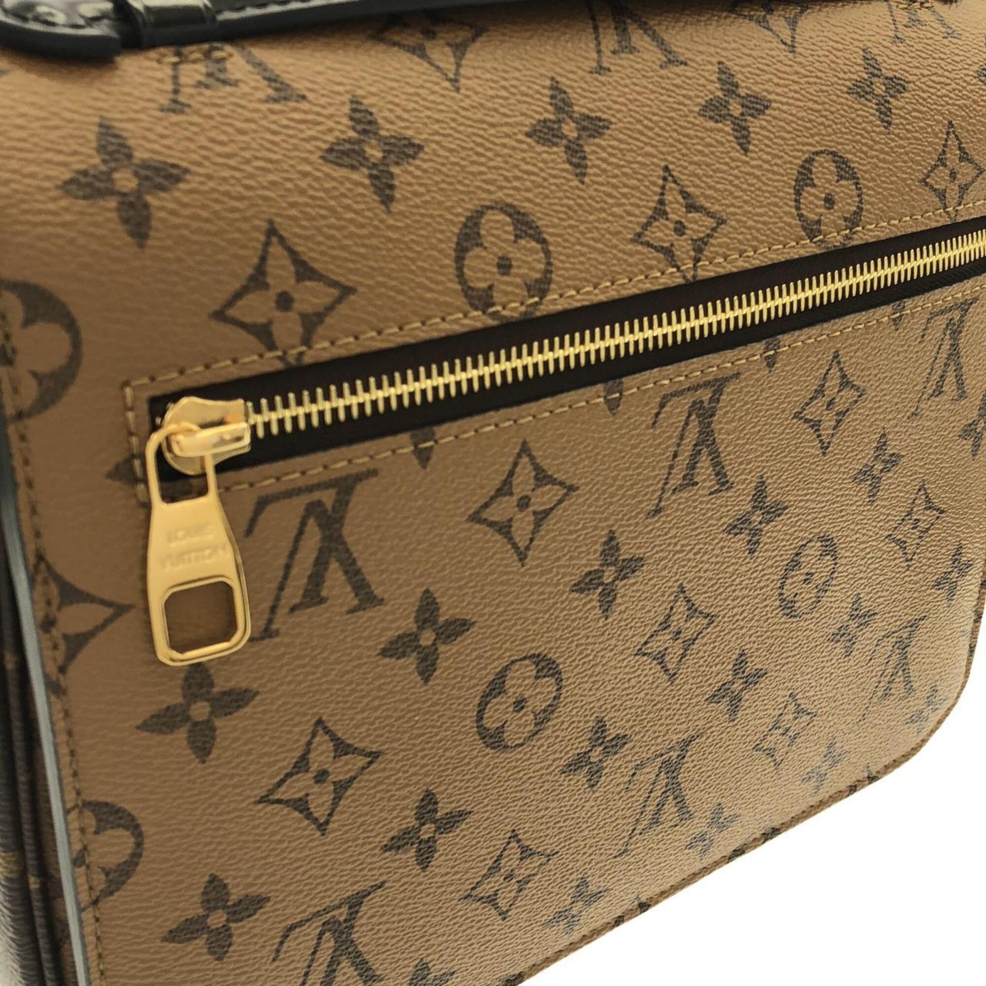 Louis Vuitton Marron Coated Canvas Handbag Pochette (Pre-Owned)