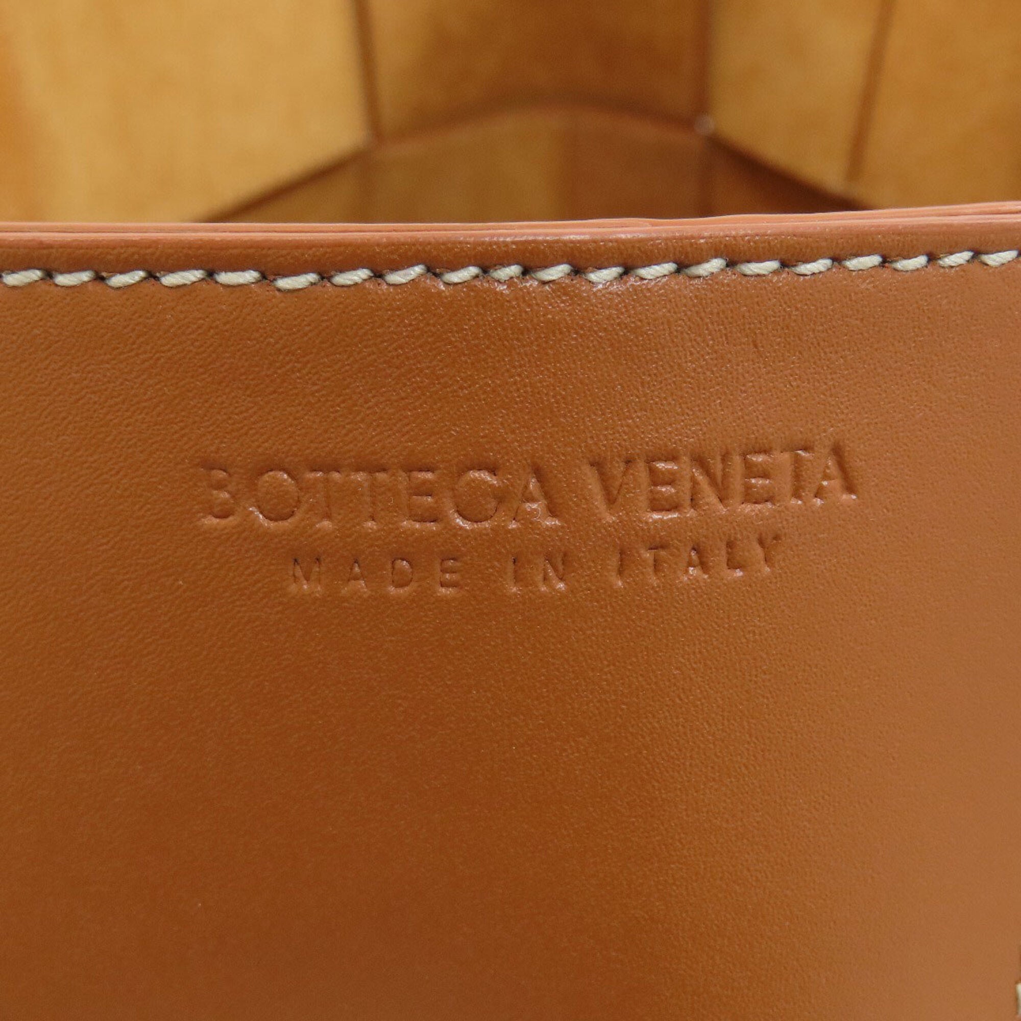 Bottega Veneta Brown Leather Tote Bag (Pre-Owned)