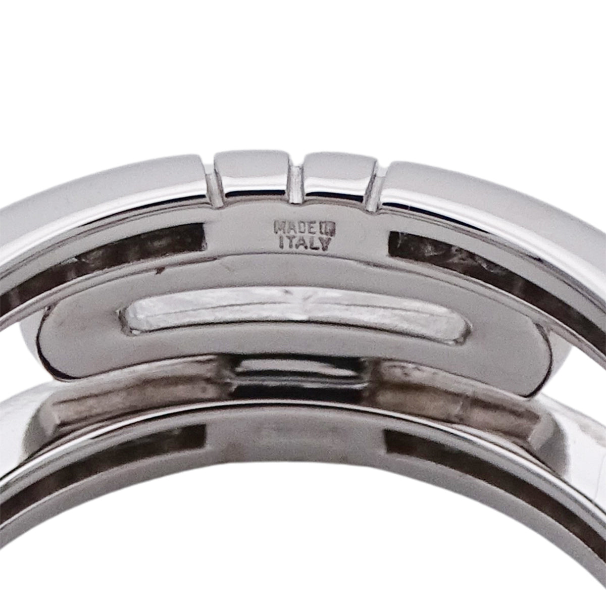 Bvlgari White Gold White Gold (18K) Band Ring (Pre-Owned)