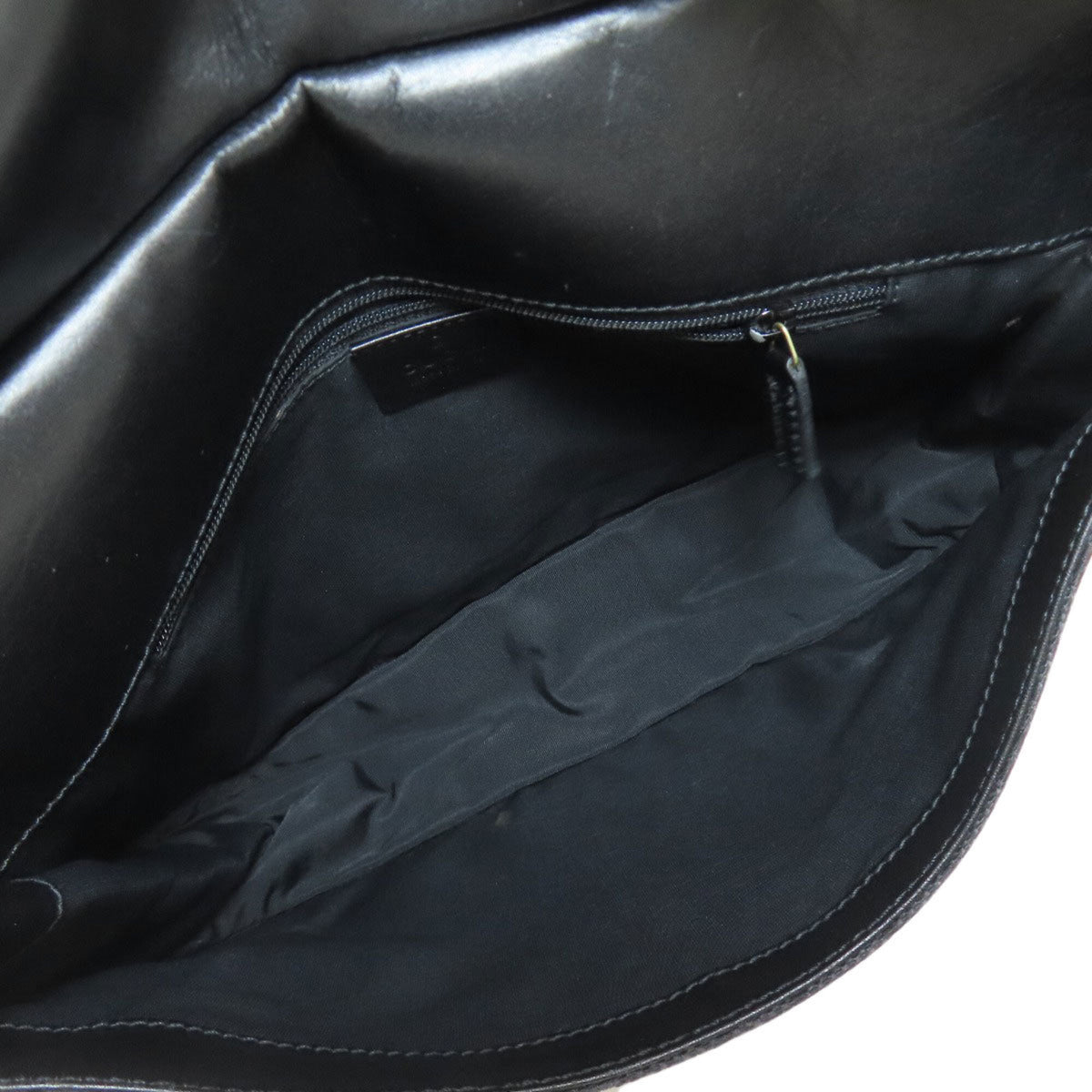 Gucci Black Canvas Shoulder Bag (Pre-Owned)