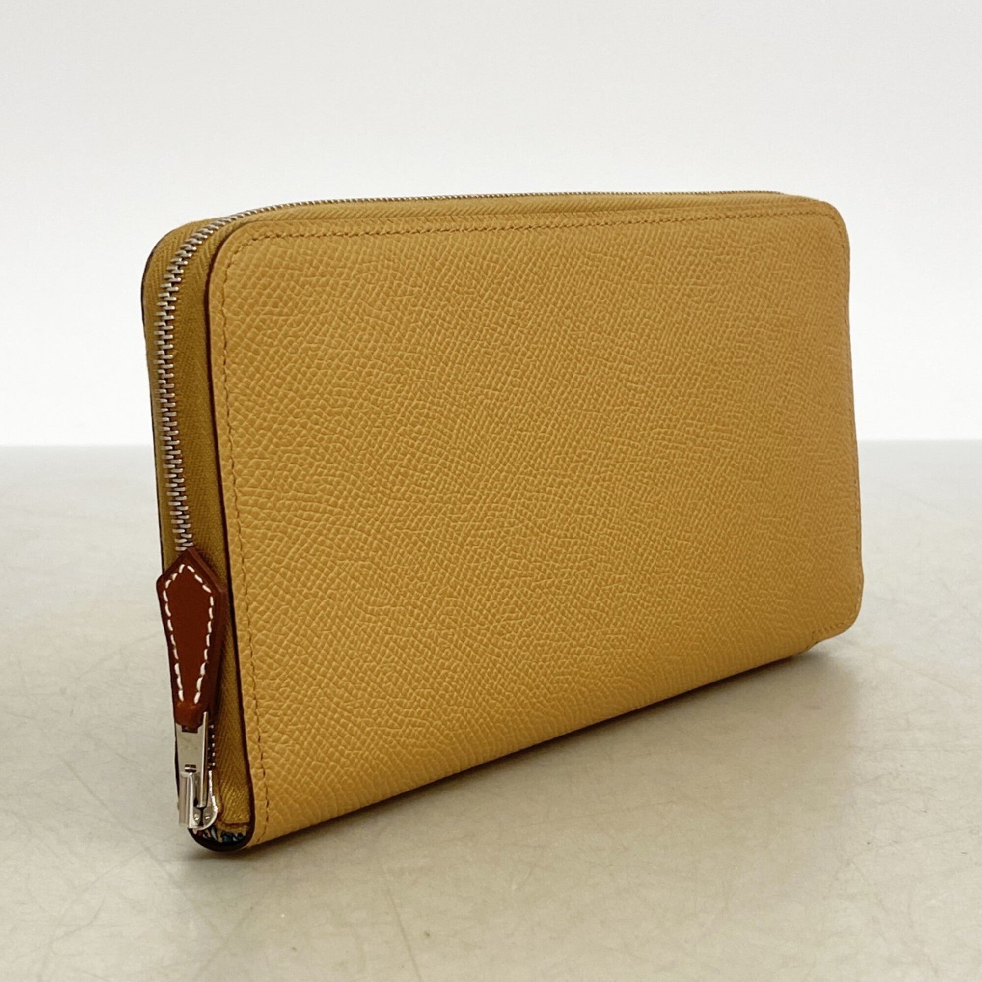Hermes Brown Epsom Leather Long Wallet (Bi-Fold) (Pre-Owned)