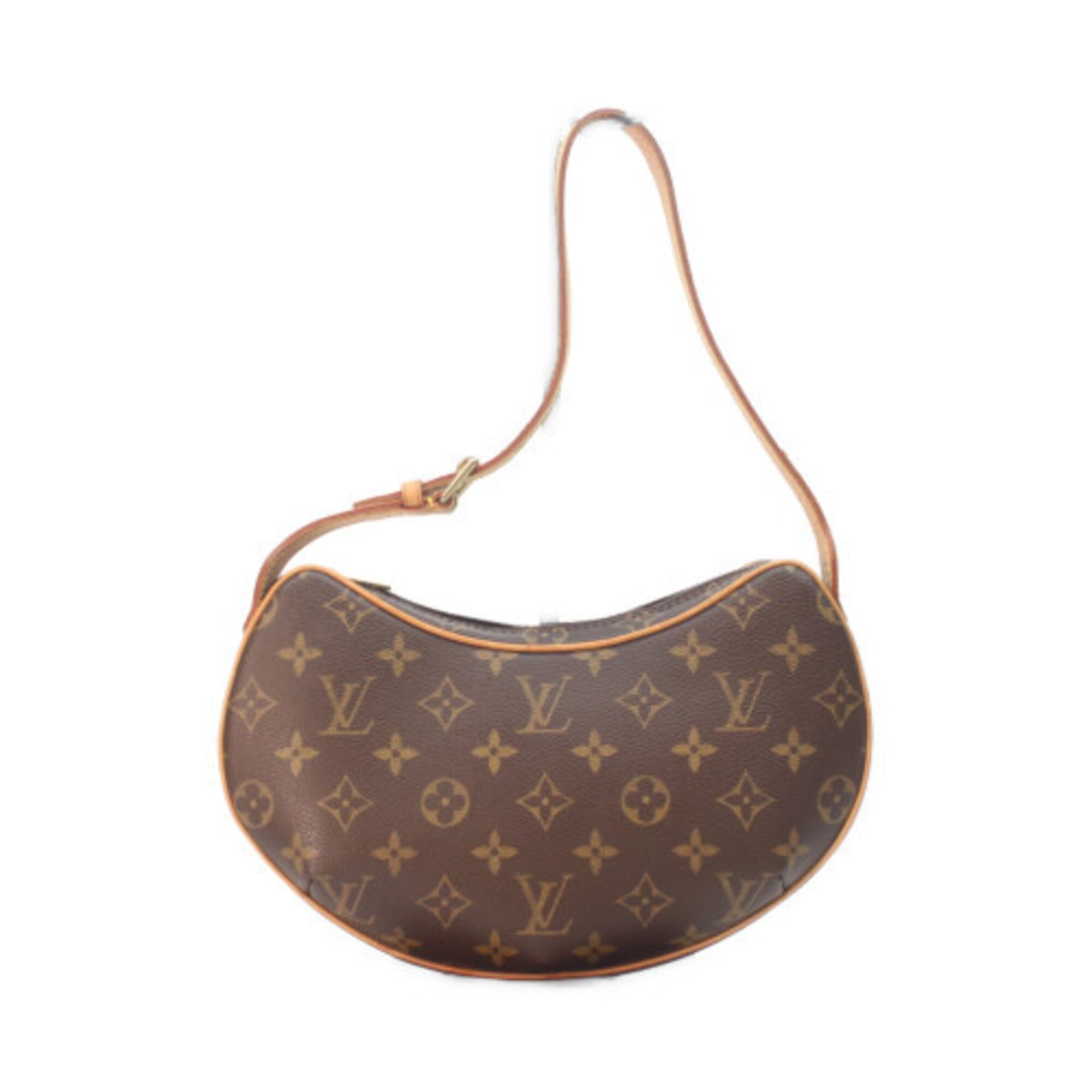 Louis Vuitton Beige Monogram Pochette Shoulder Bag (Pre-Owned)