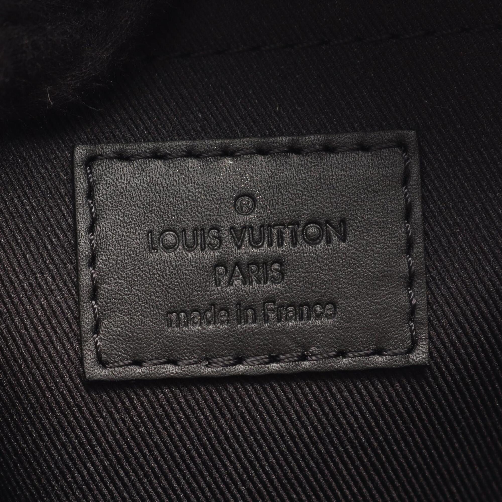 Louis Vuitton Black Brown Monogram Monogram Leather Backpack (Pre-Owned)