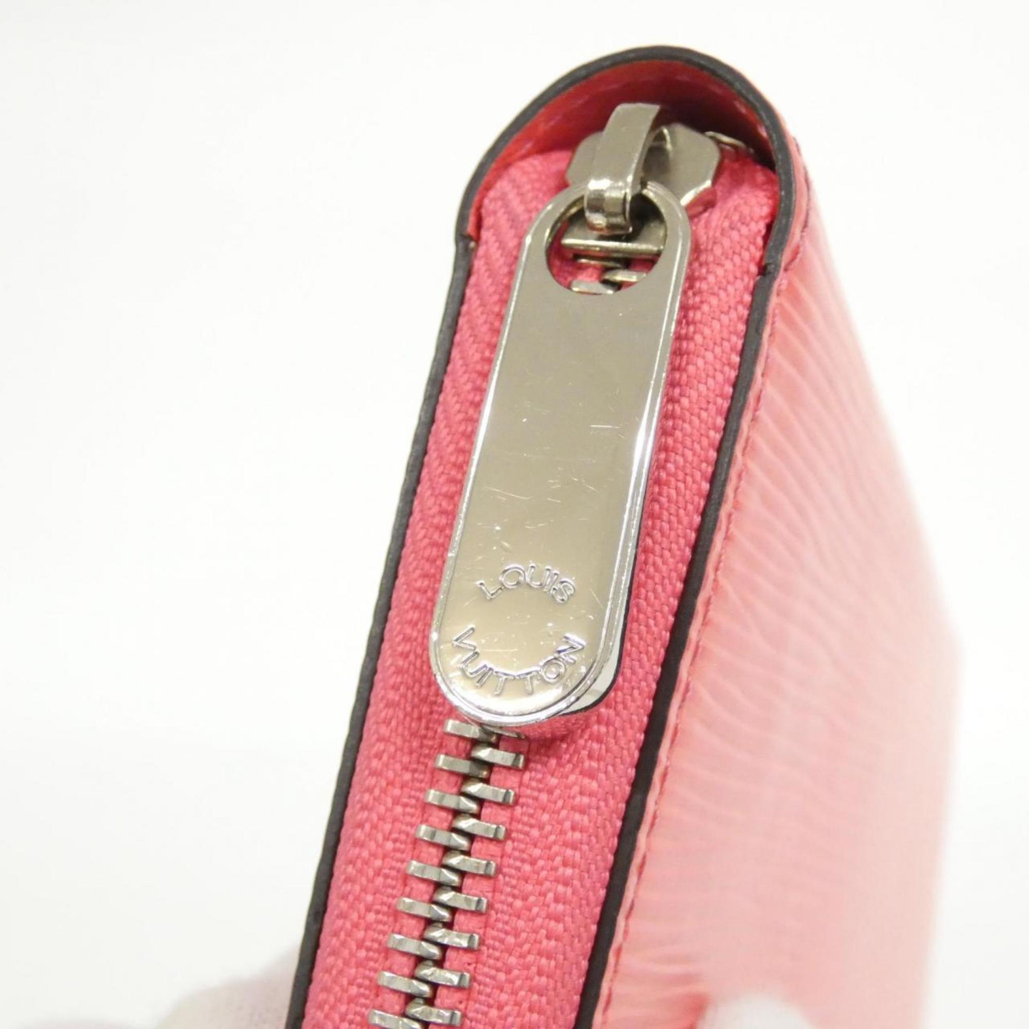 Louis Vuitton Pink Leather Long Wallet (Bi-Fold) (Pre-Owned)