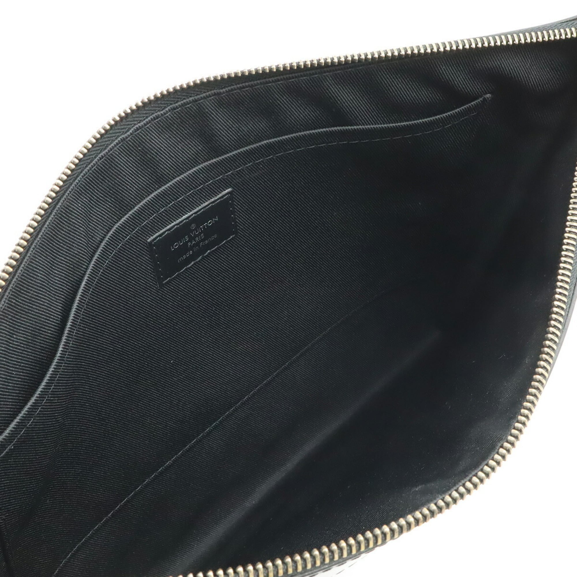 Louis Vuitton Monogram Eclipse Black Gray Monogram Eclipse Clutch Bag (Pre-Owned)