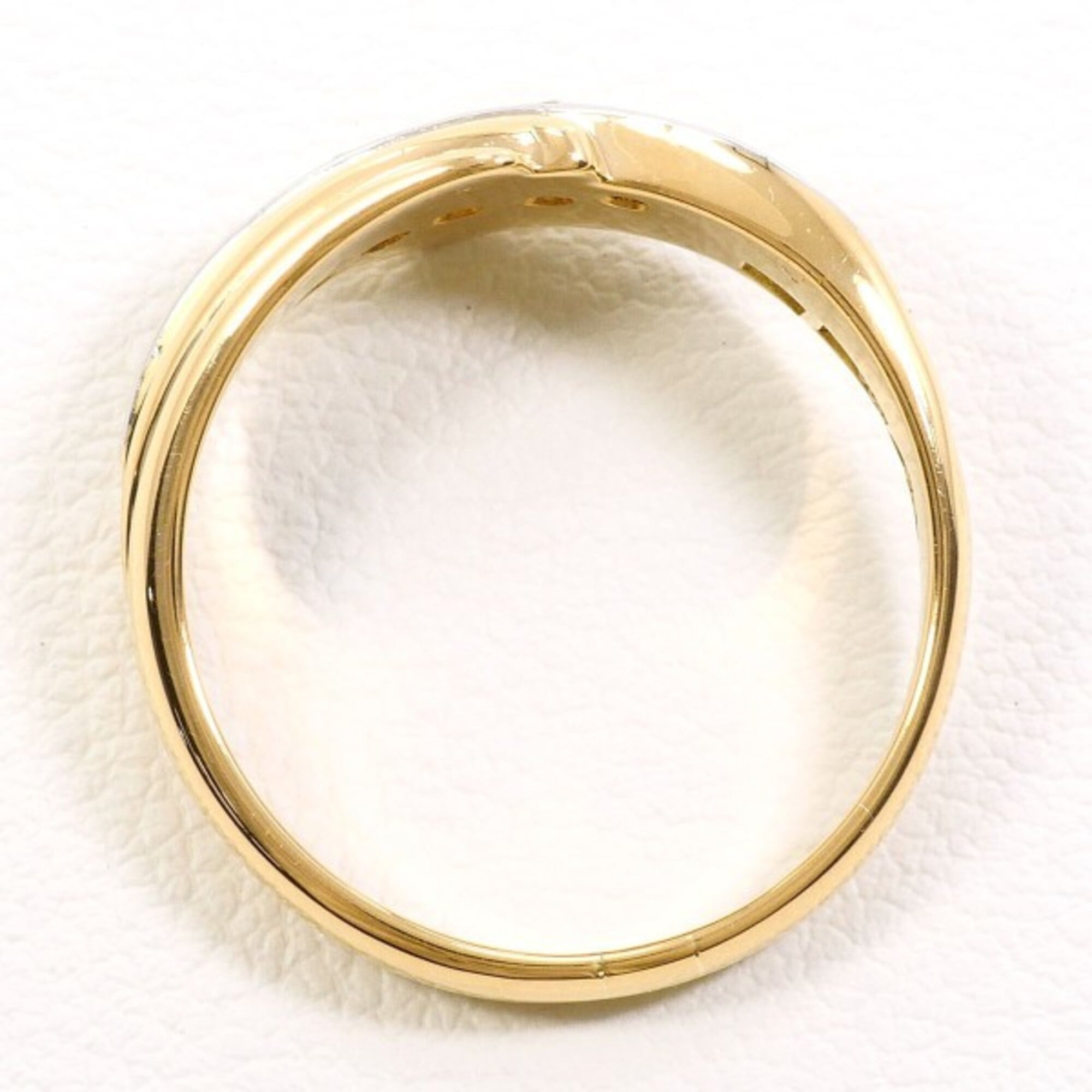 Unbranded Yellow Gold Yellow Gold (18K) Platinum 900 Band Ring (Pre-Owned)