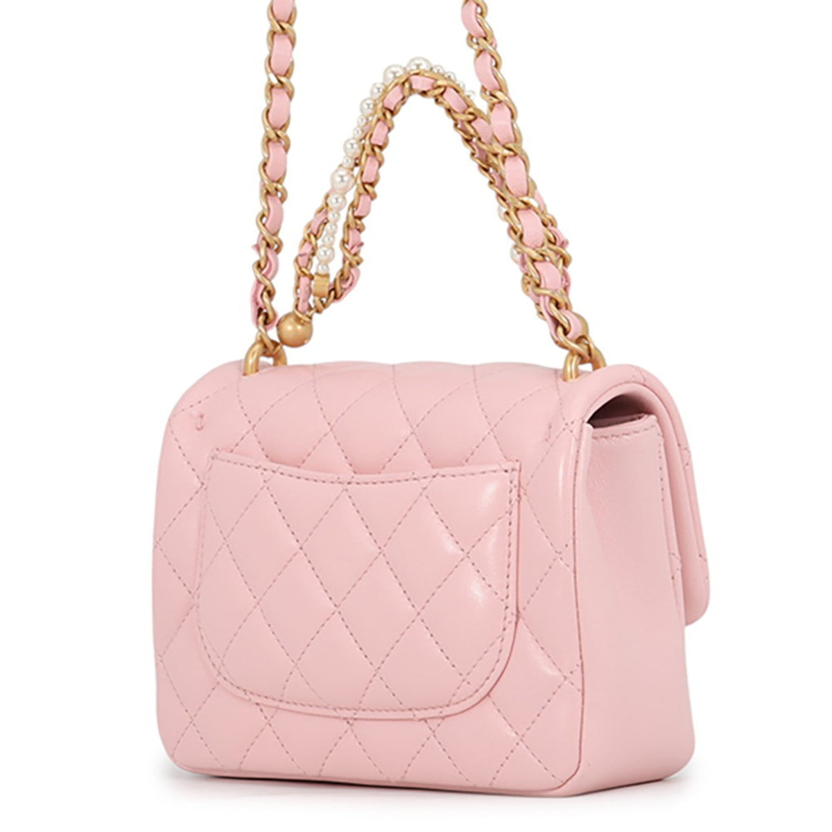 Chanel Pink Leather Shoulder Bag (Pre-Owned)