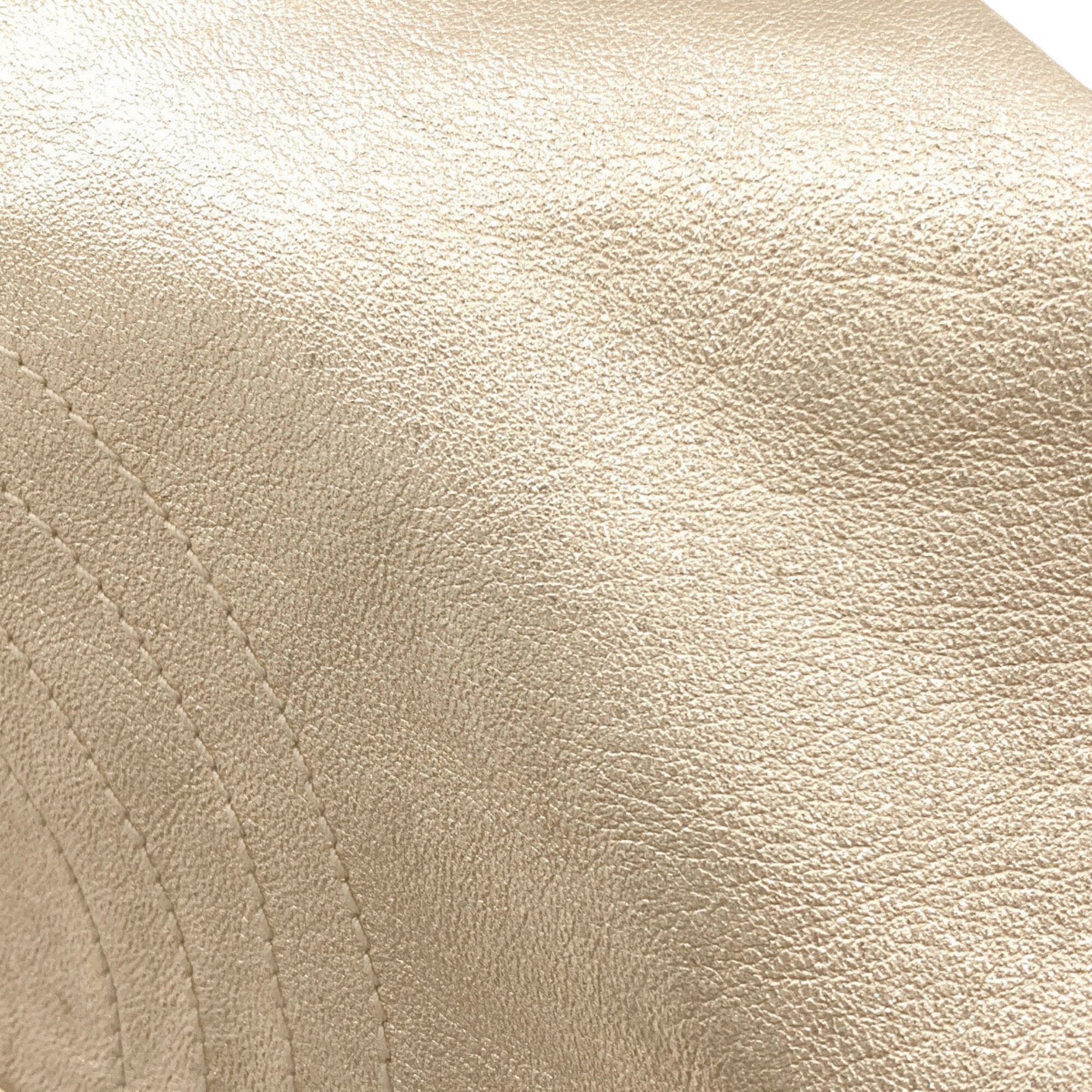 Loewe Nappa Aire Gold Leather Handbag (Pre-Owned)
