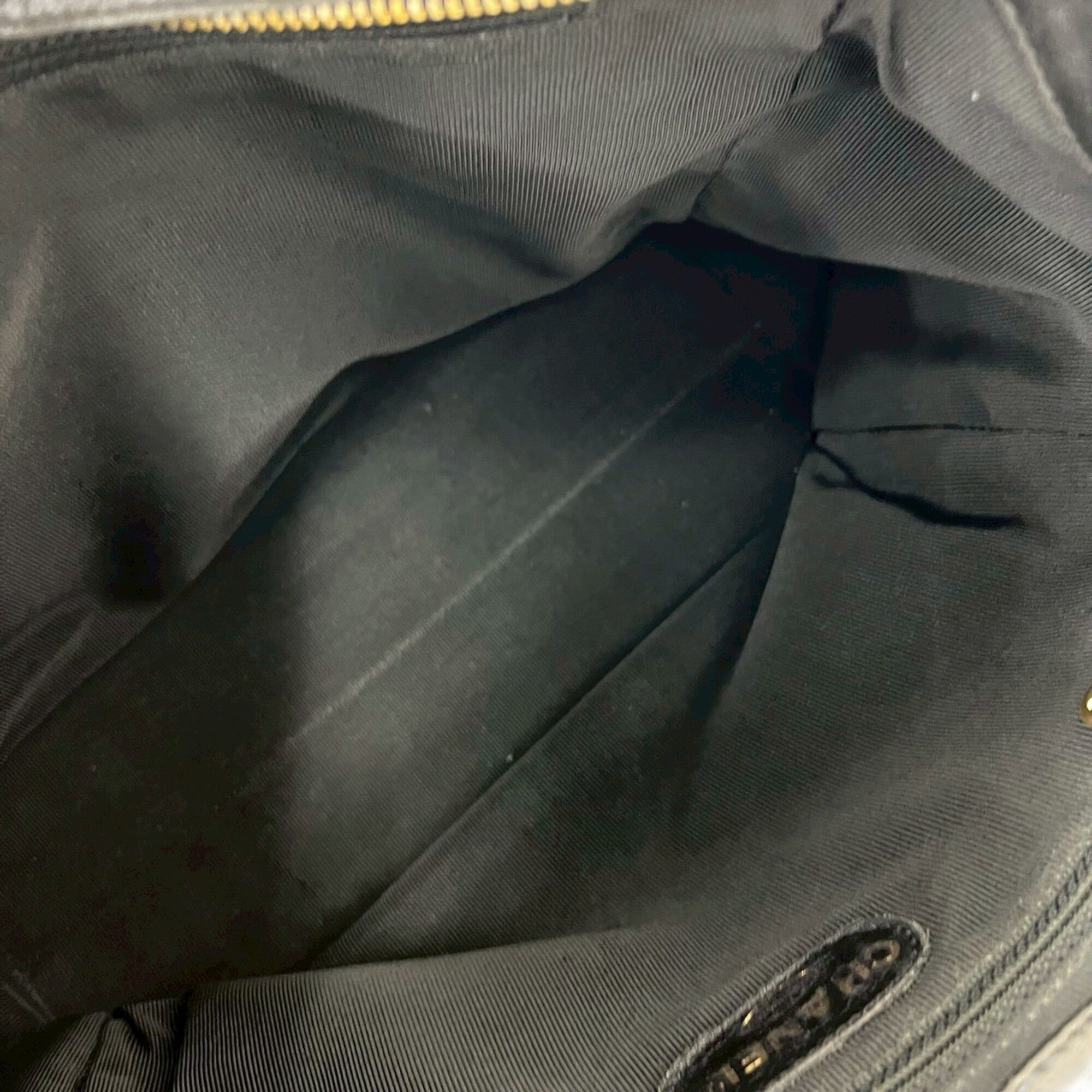 Chanel Black Leather Shoulder Bag Tote Bag (Pre-Owned)