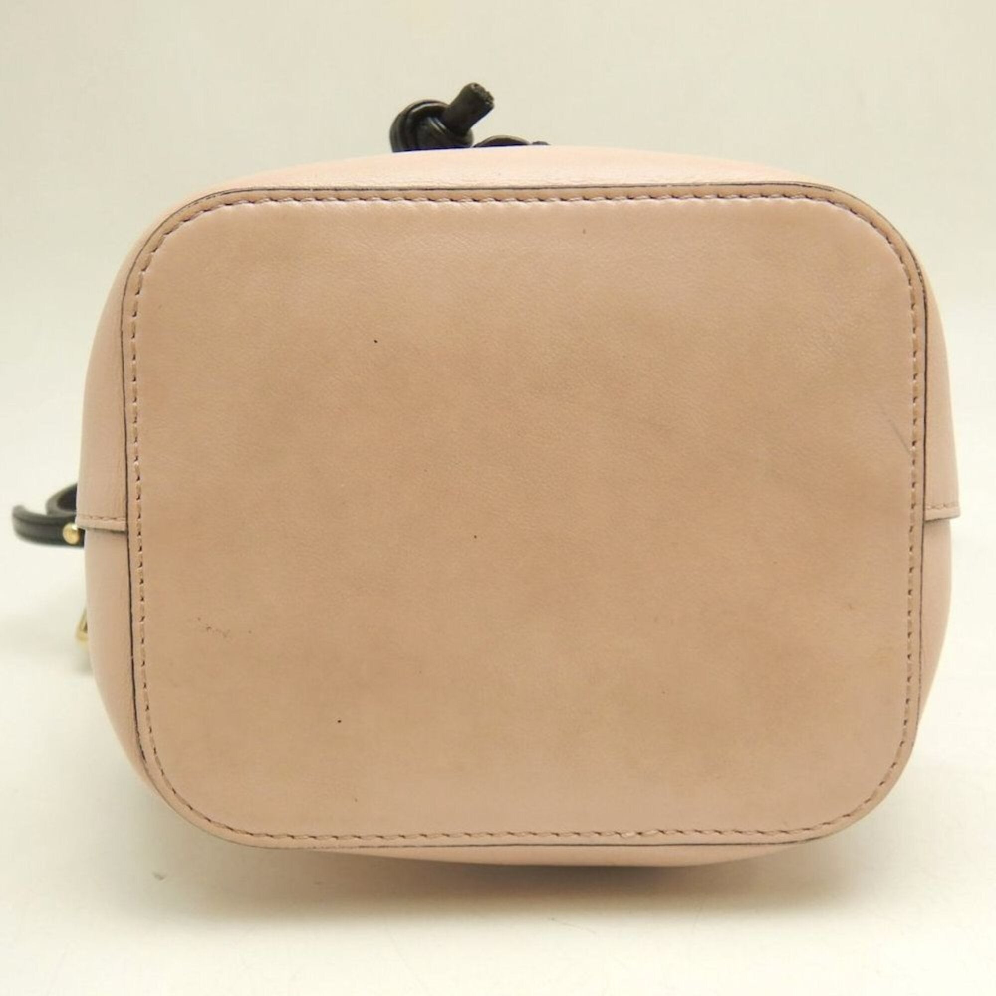 Fendi Black Pink Leather Shoulder Bag (Pre-Owned)