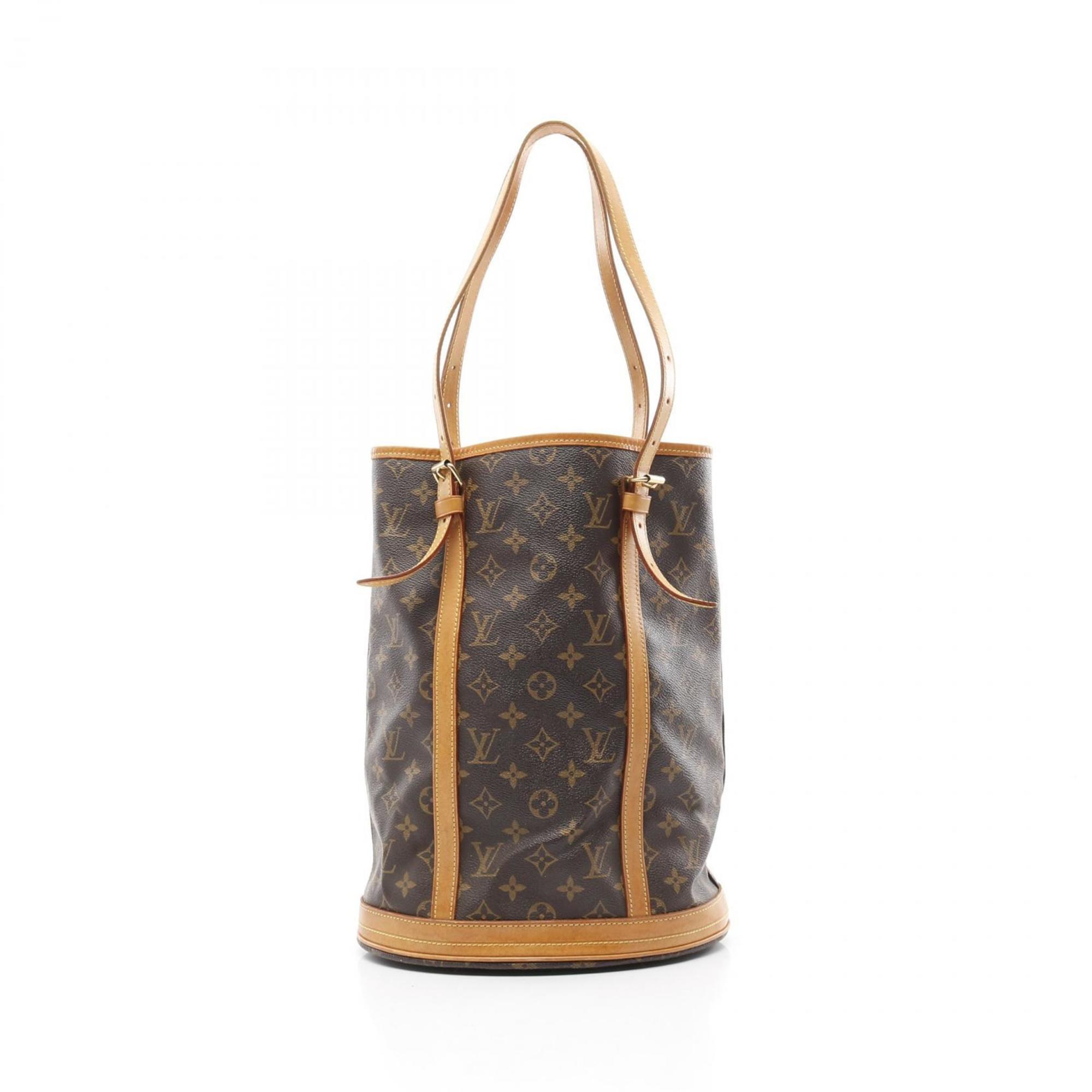 Louis Vuitton Brown Coated Canvas Pvc Monogram Leather Shoulder Bag (Pre-Owned)