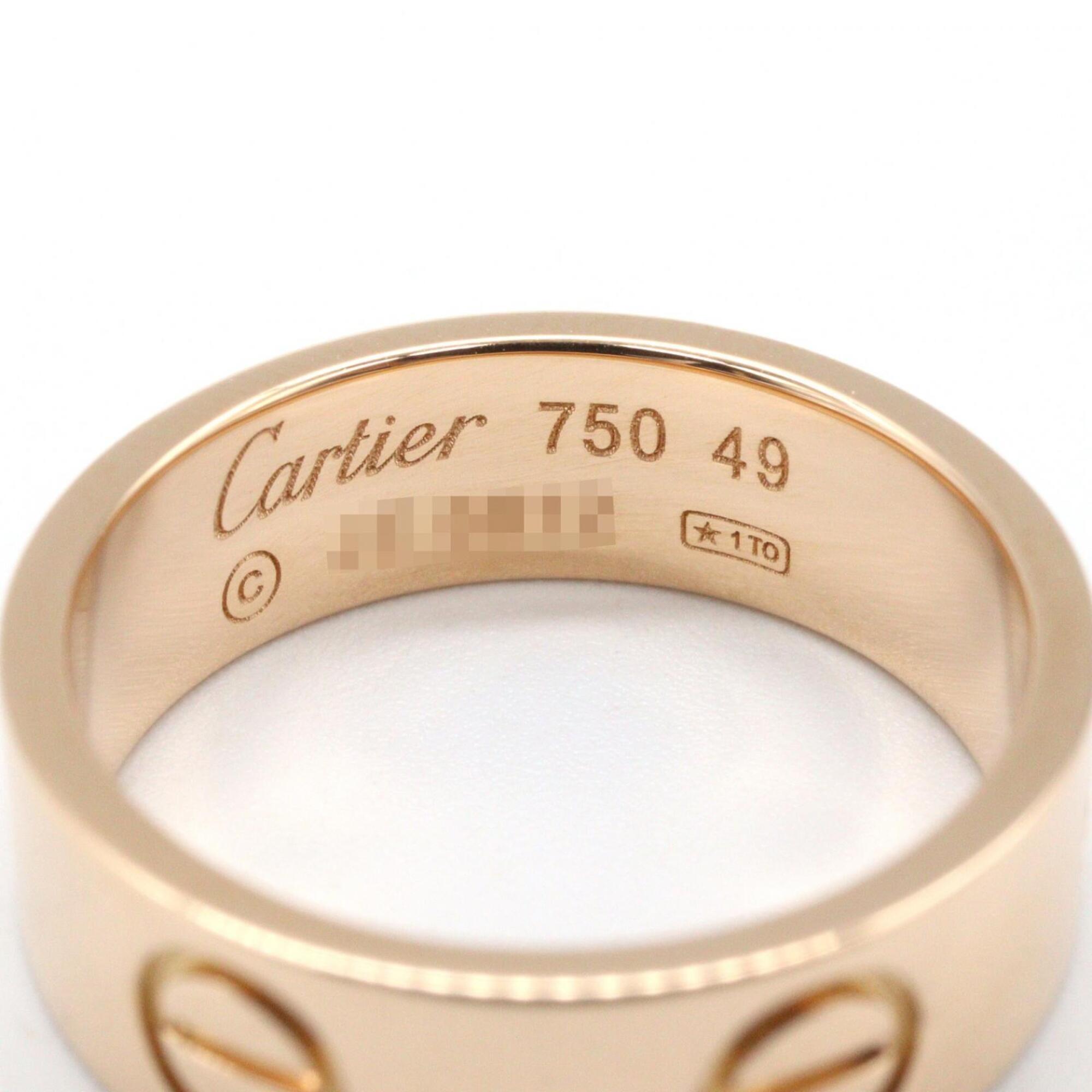 Cartier Gold Pink Gold (18K) Band Ring (Pre-Owned)